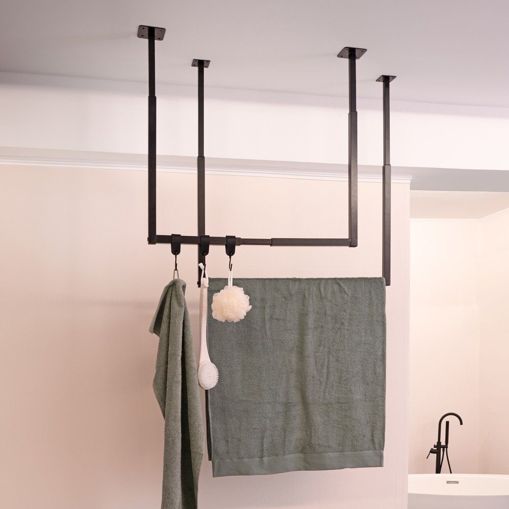 HOME DELUXE Garderobenleiste SWAY 50/80 x 3 x 60/120 cm (inkl. Kleiderbügel günstig online kaufen