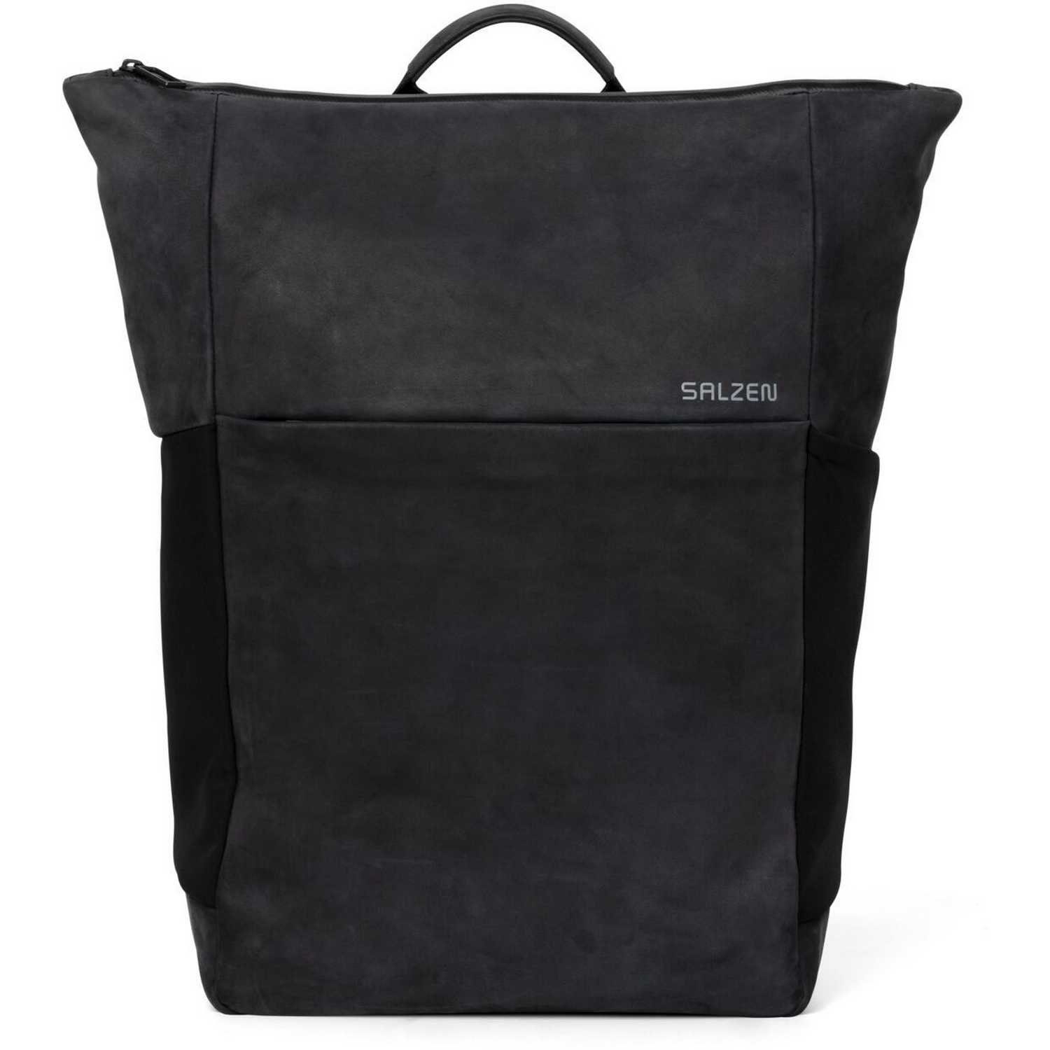 Salzen Freizeitrucksack Rucksack Vertiplorer Leather Charcoal Black