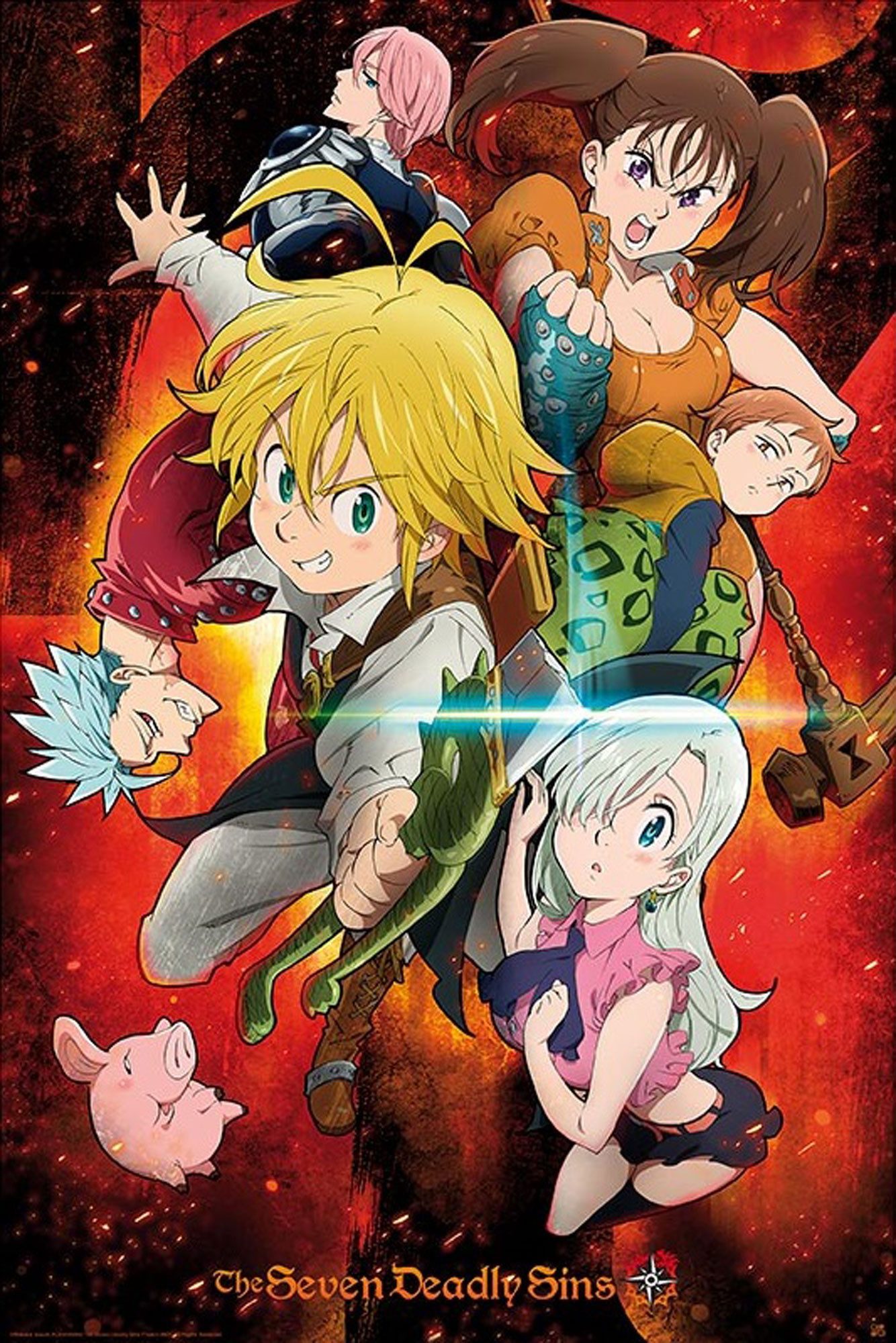 Poster Seven Deadly Sins - Poster - Characters