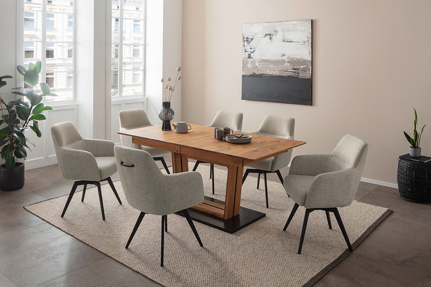 MCA furniture Esstisch Morena Säulentisch Komfort günstig online kaufen