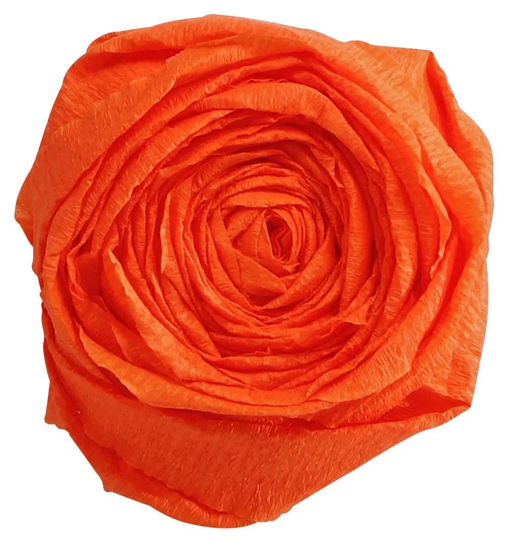 CLAIREFONTAINE Kreppband Krepppapier, Pack. 10 Bogen gefaltet 2mx0,50m Orange 901058C Krepppapier