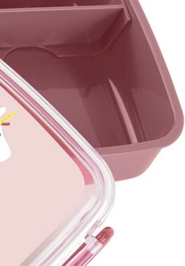 Sigikid Lunchbox Lunchbox Pausenbrot Brotzeit Snackdose Einhorn, Material außen: Box 100% PP, Deckel 100% PS, Griffe 100% ABS, Material innen: Silikondichtungsring in Deckel, (1-tlg)
