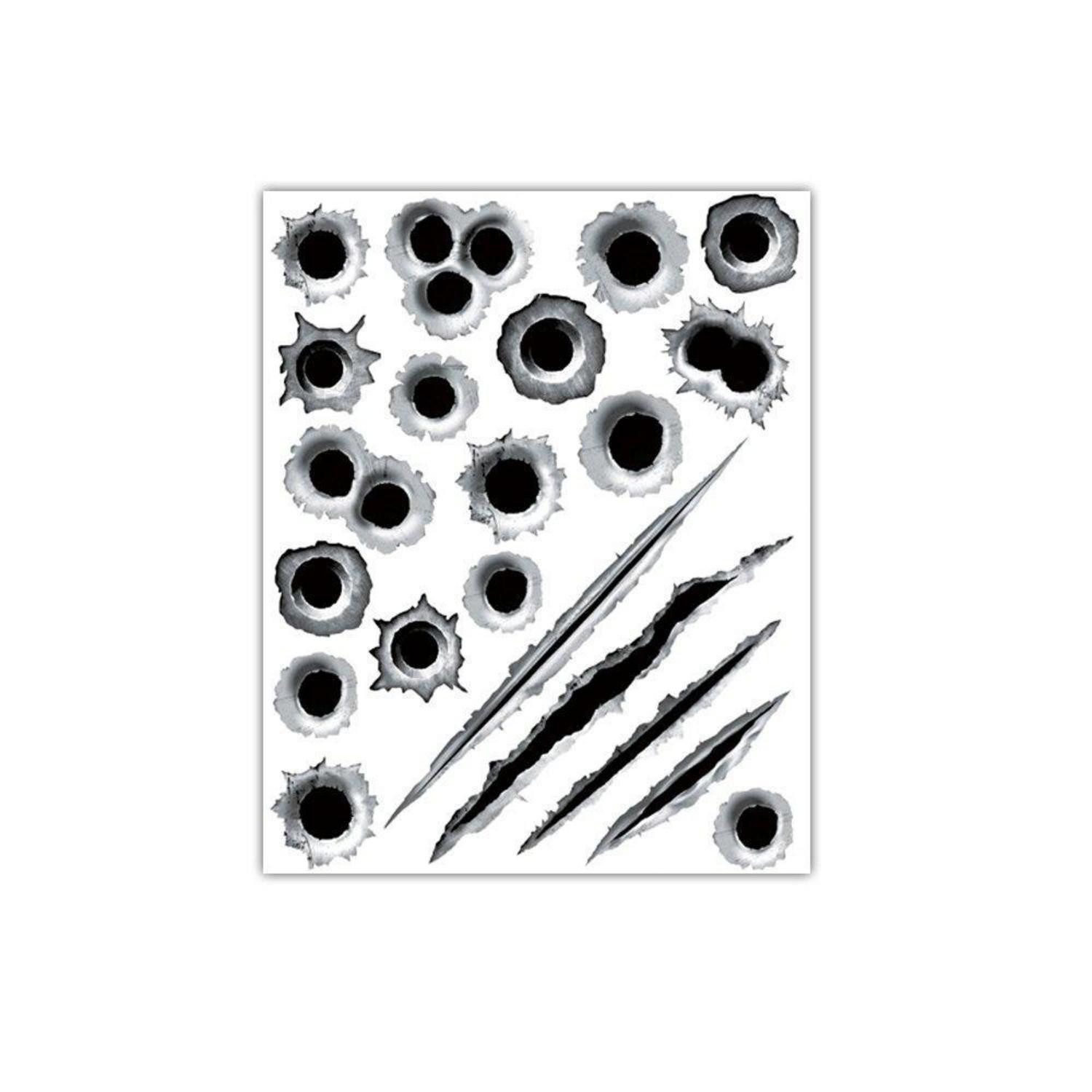 LuxusKollektion Aufkleber Auto Aufkleber 3D Einschusslöcher Vinyl STICKER-A