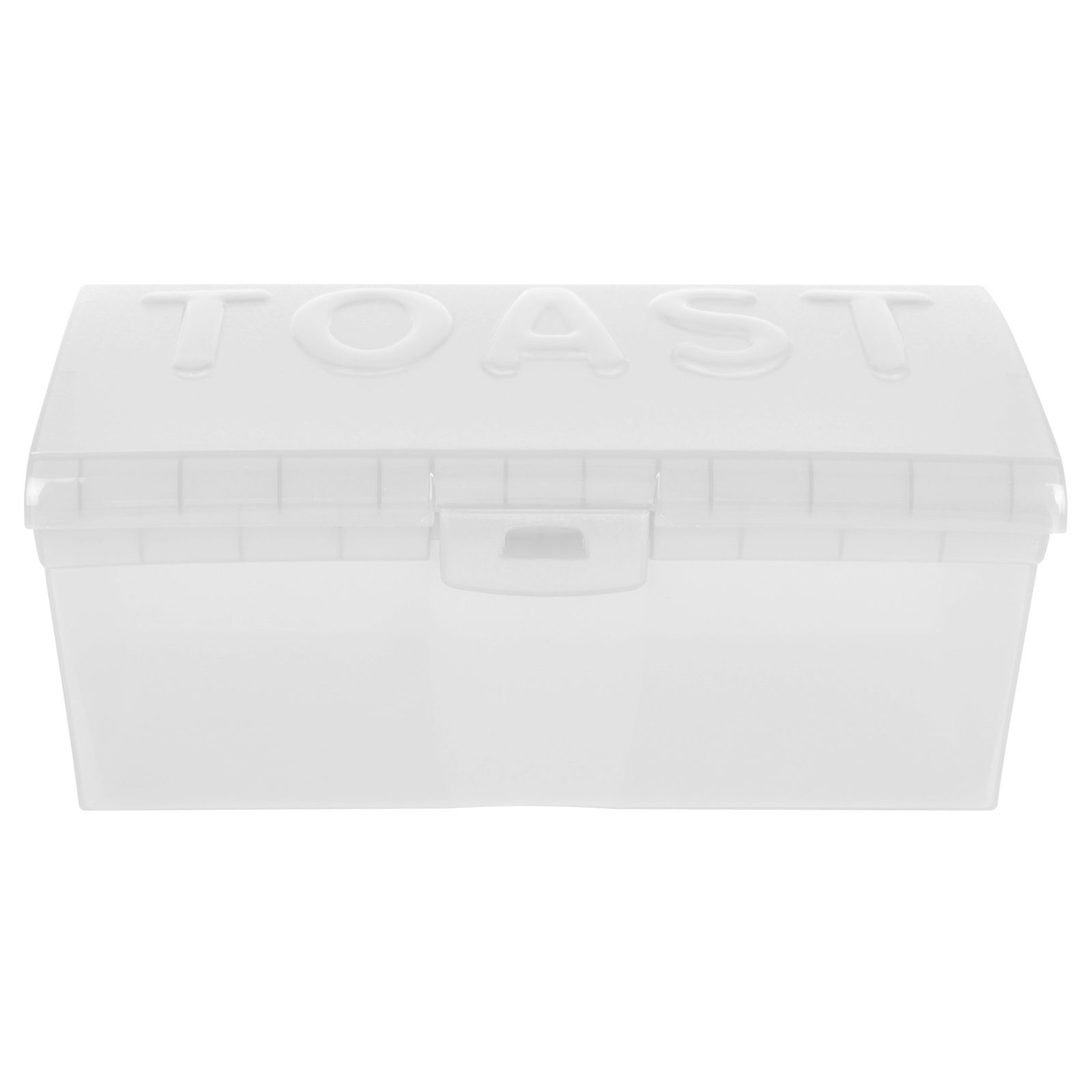 Koopman Brotkasten Toastbrotbox mit Aufbewahrungsbox, Frischhaltedose Brotaufbewahrungsbox Lunchbox Schwarz Snackbox Weiß Farbwahl Lebensmittelbox