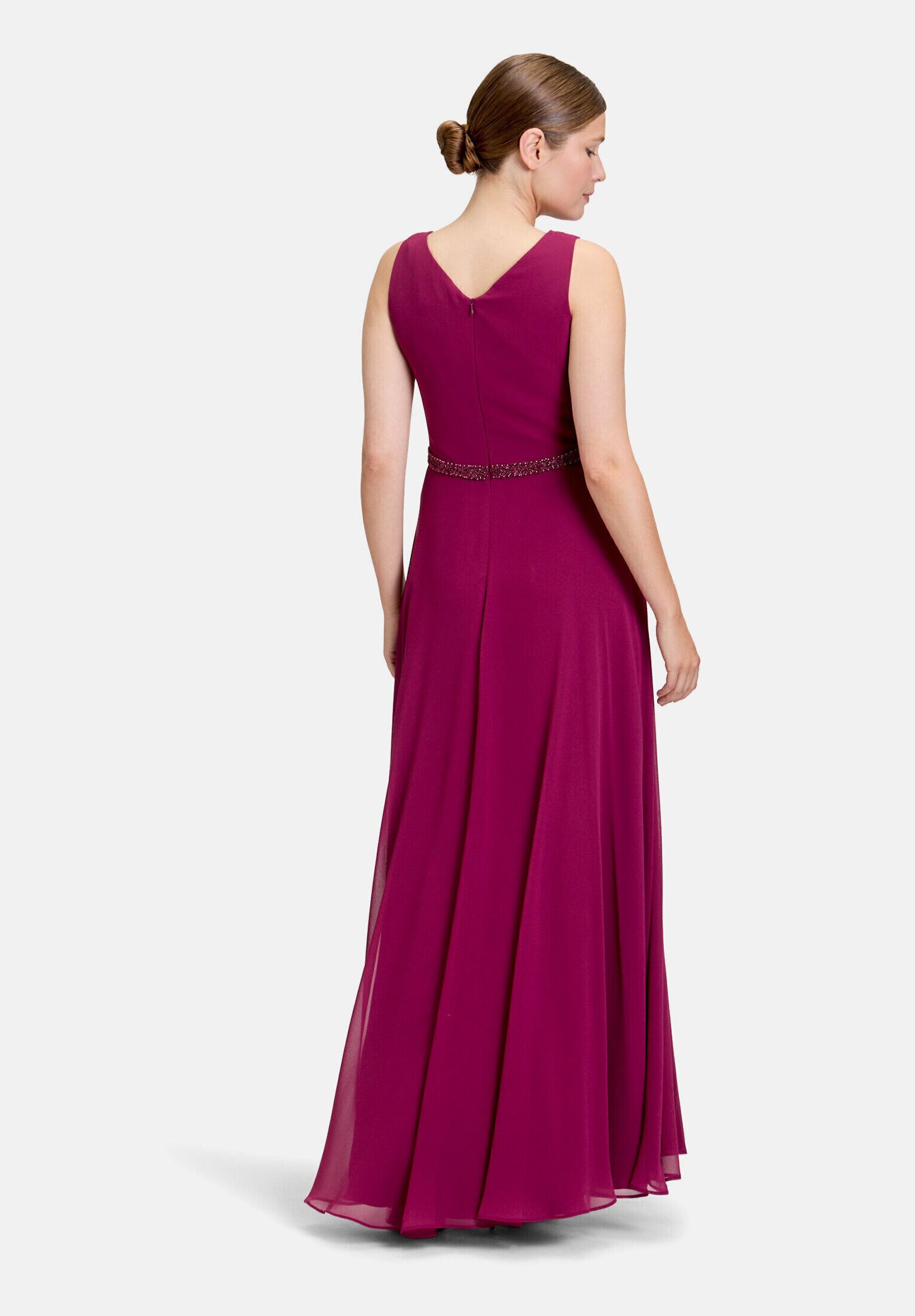 Vera Mont Abendkleid Damen mit Plissee Dekoelemente