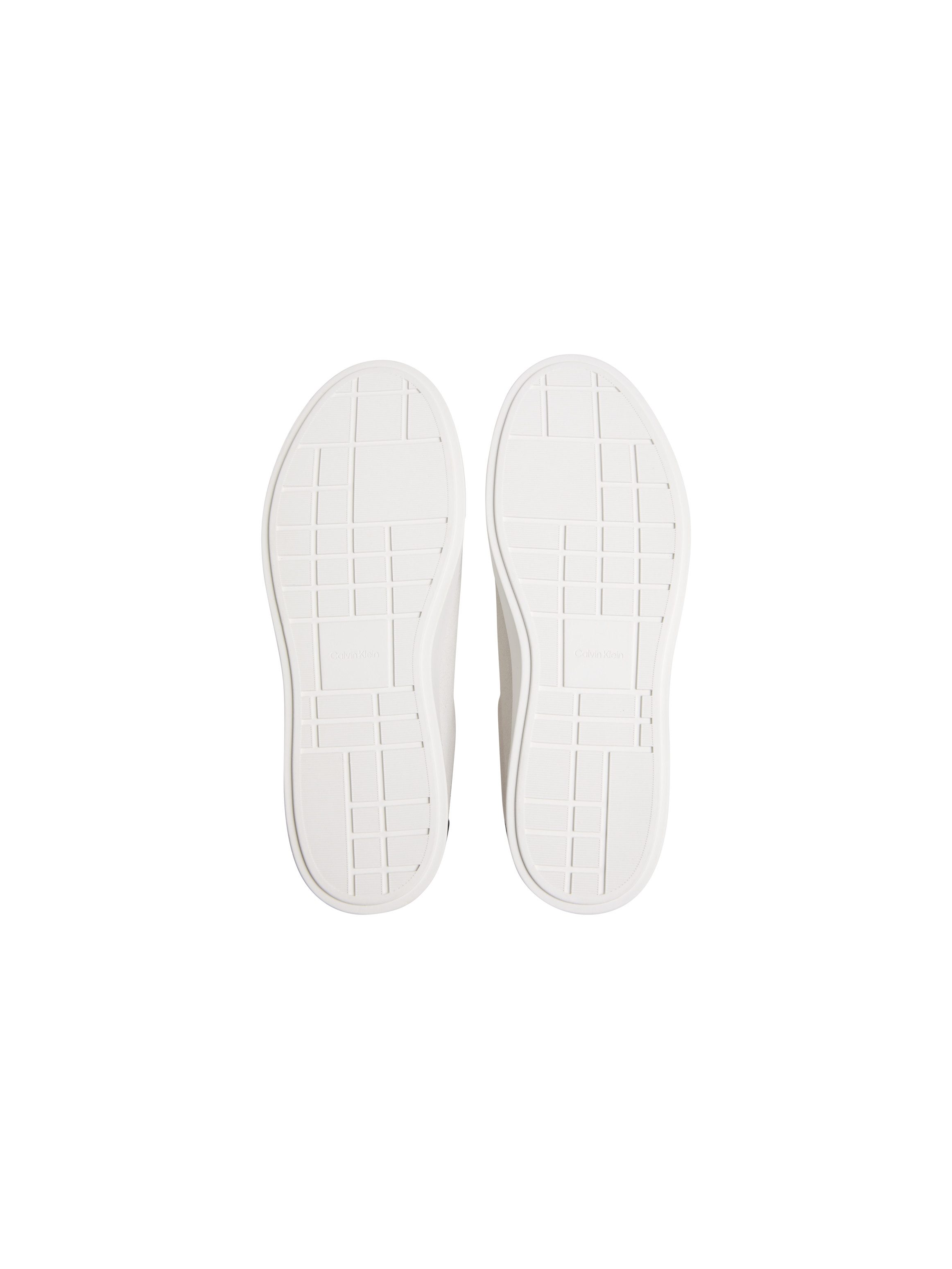 Calvin Klein LOW PROF CUPSOLE SU Sneaker Schnürschuh, Halbschuh, Freizeitsneaker mit seitlichem CK-Logo