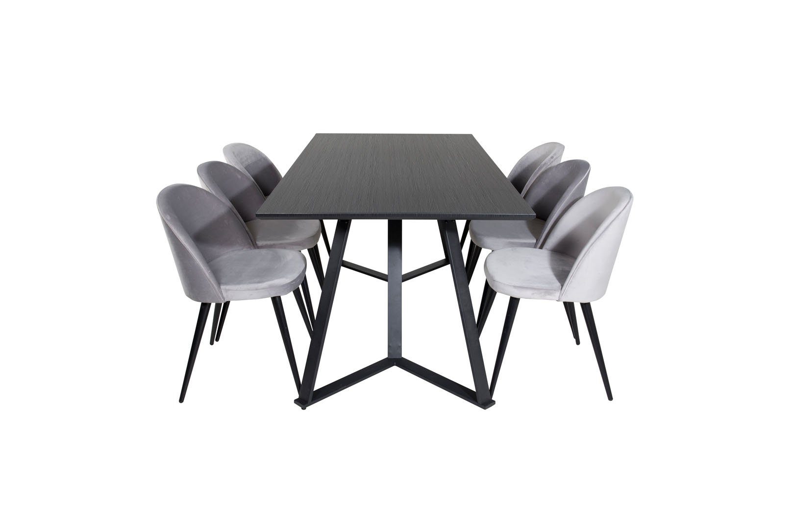 ebuy24 Essgruppe MarinaBLBL Essgruppe Esstisch schwarz günstig online kaufen
