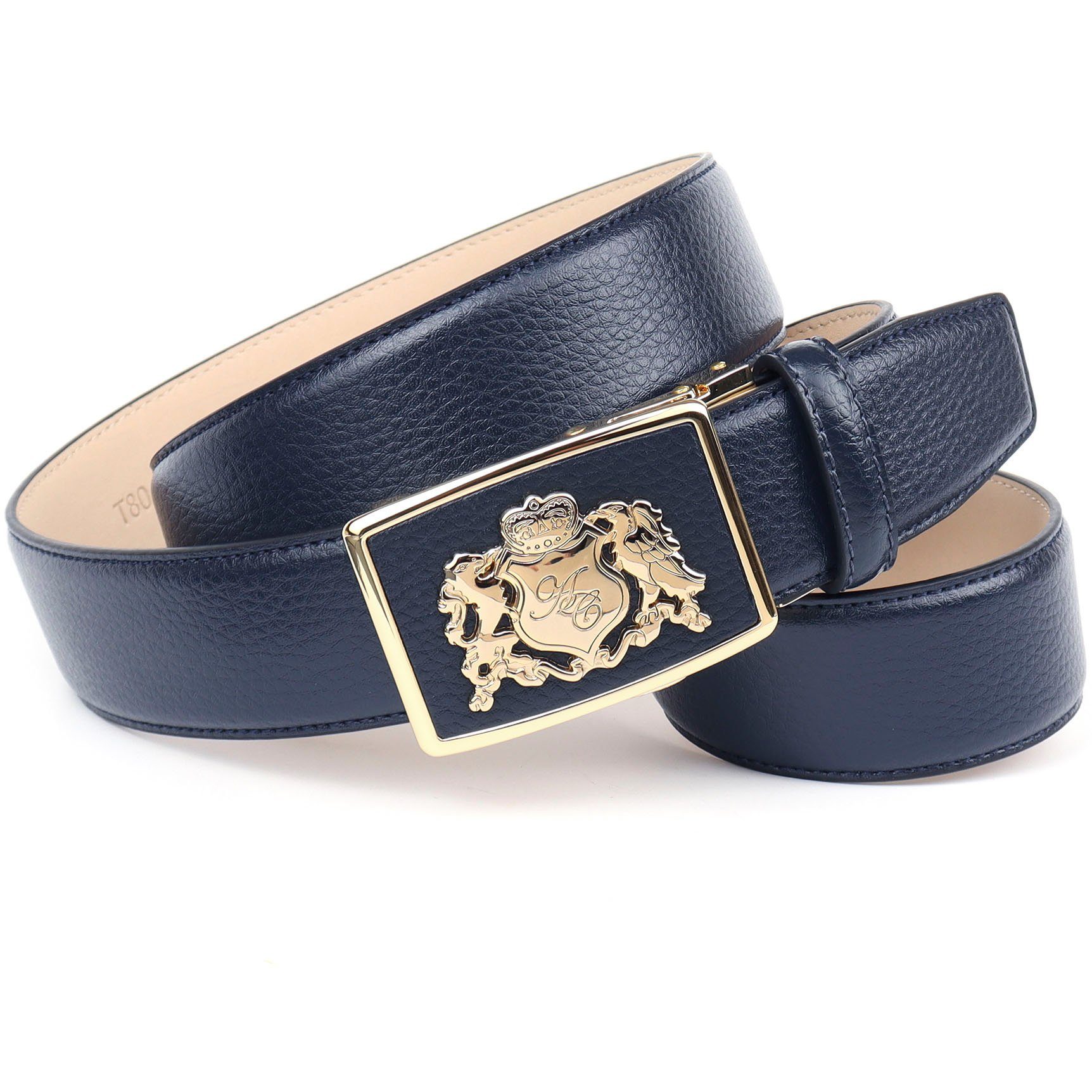 Anthoni Crown Ledergürtel Automatik Schließe günstig online kaufen