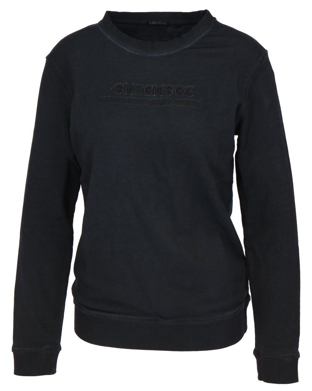 Chiemsee Sweatshirt Women Sweatshirt, Comfort Fit (1-tlg) Ebony