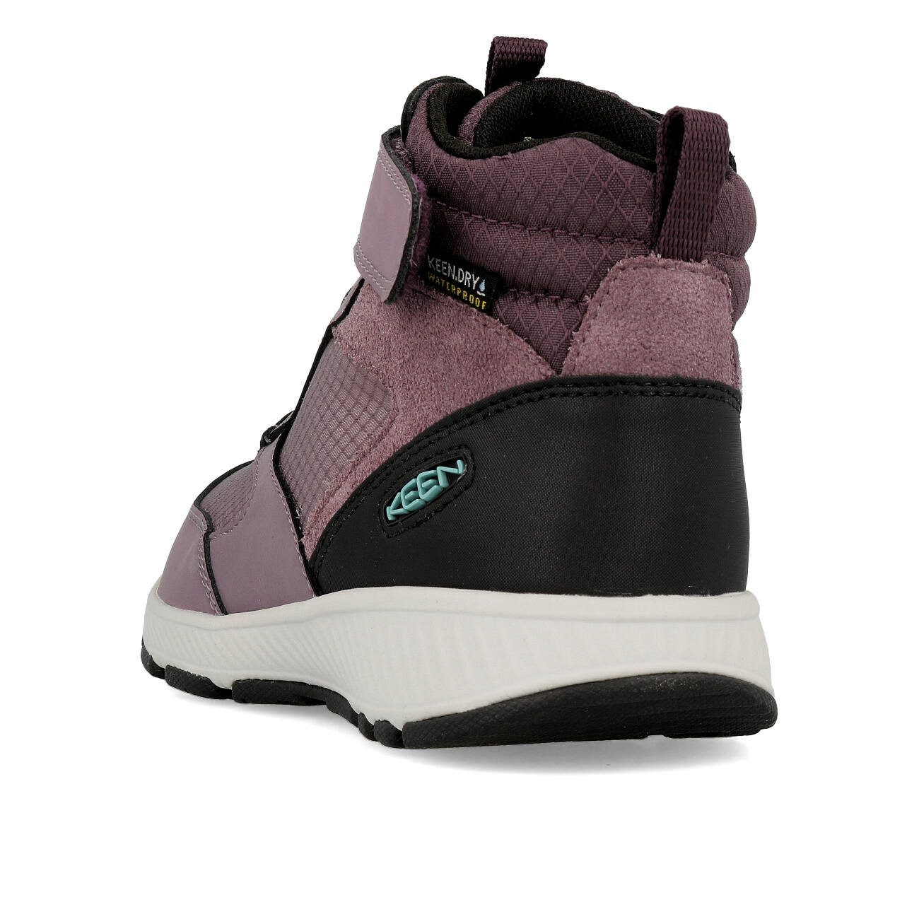 Keen Keen Skua Mid WP Y Kinderschuh Black Plum Plum Perfect Winterstiefel