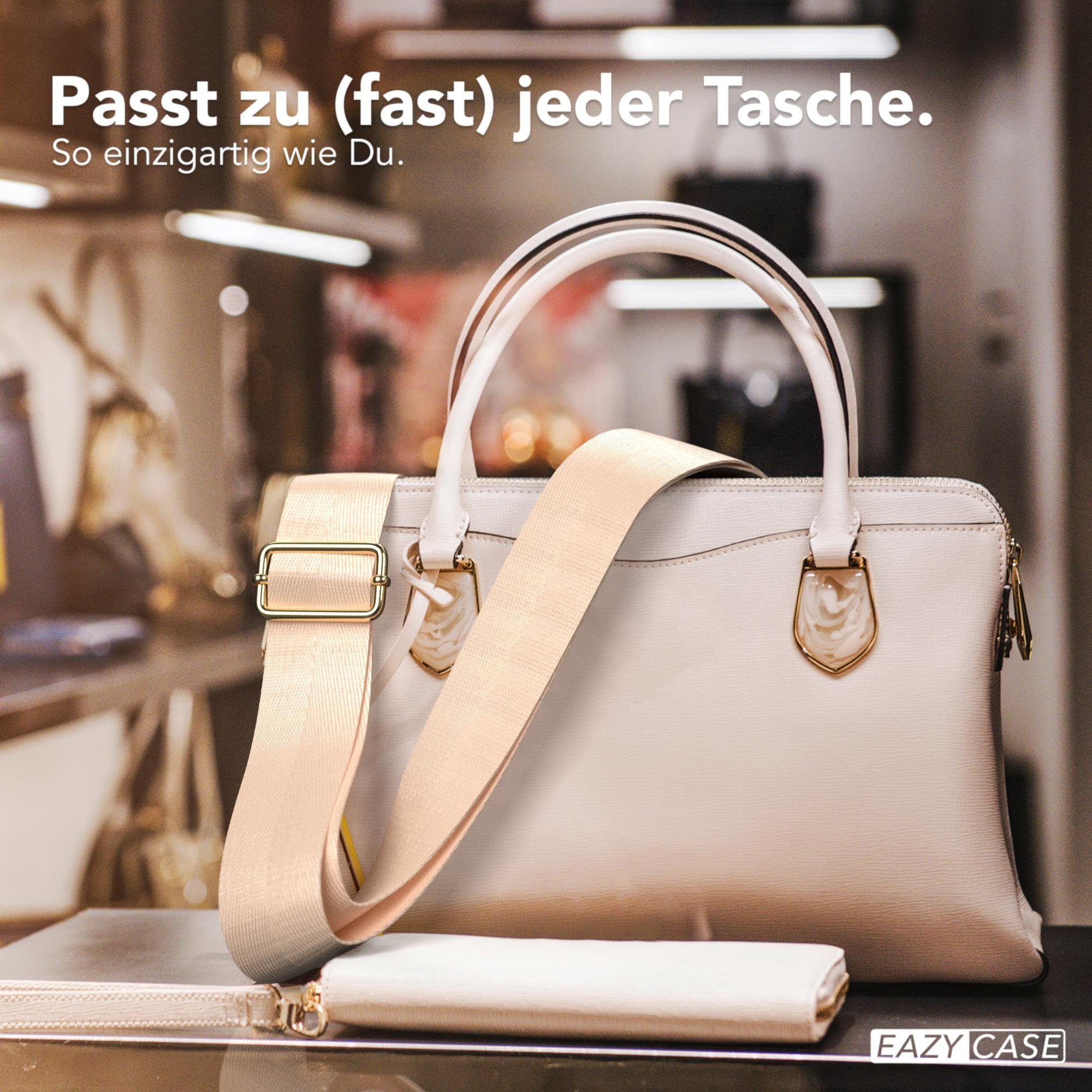 EAZY CASE Schulterriemen Schultergurte für Taschen unifarbend Ersatzband für Taschen Schulterband DIY Handtaschenband Beige Taupe – Bild 4 von 5
