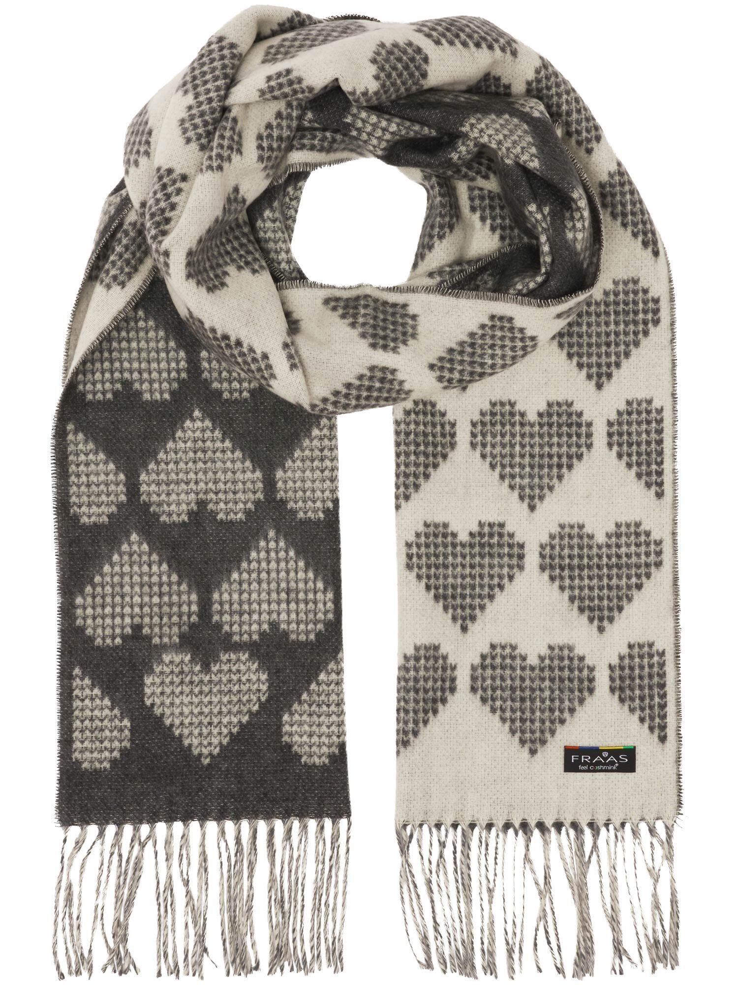 Fraas Modeschal Cashmink-Schal mit Herz-Design
