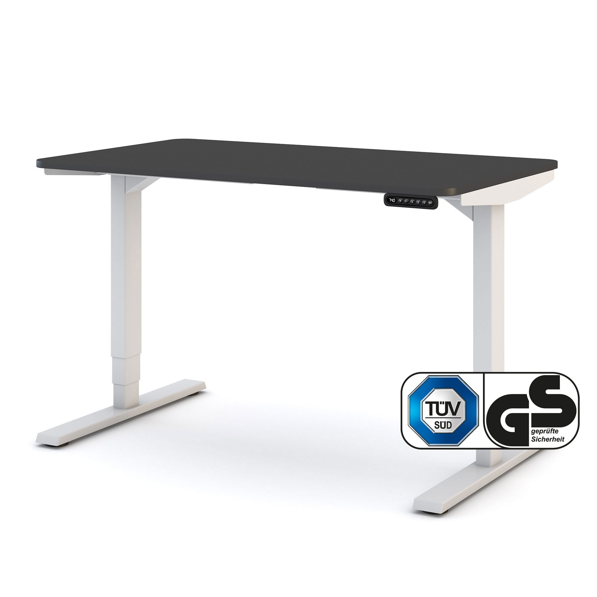 ASSMANN Büromöbel Schreibtisch Y-LINE Curved (120x70cm günstig online kaufen
