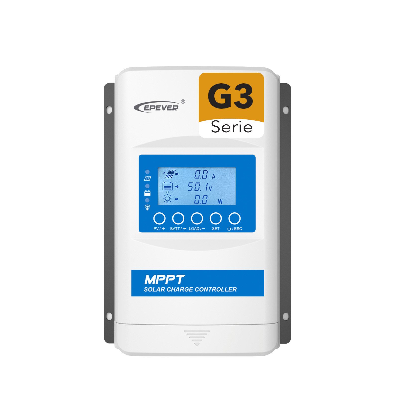 enjoy solar Solarladeregler EPEVER® XTRA N XDS2 10A-40A, 12VDC-48VDC, 100V/150V, 100V/150V, hoher Wirkungsgrad von nicht weniger als 98 %