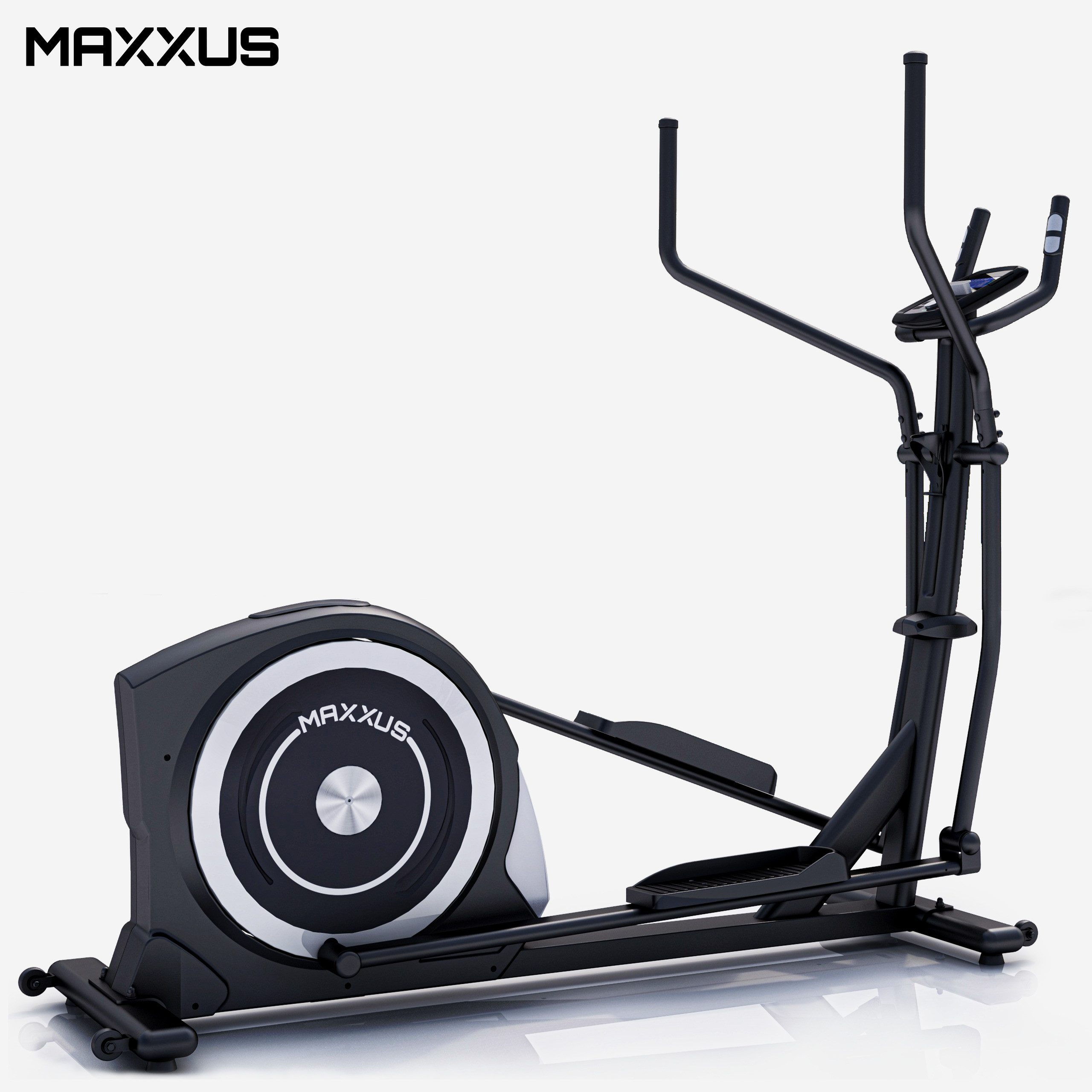 MAXXUS Crosstrainer CX 5.0 - Ellipsentrainer, Elliptisch Heimtrainer, 12 Programme (1-tlg), APP-Steurung, LCD Display, Bluetooth, Magnetbremssystem