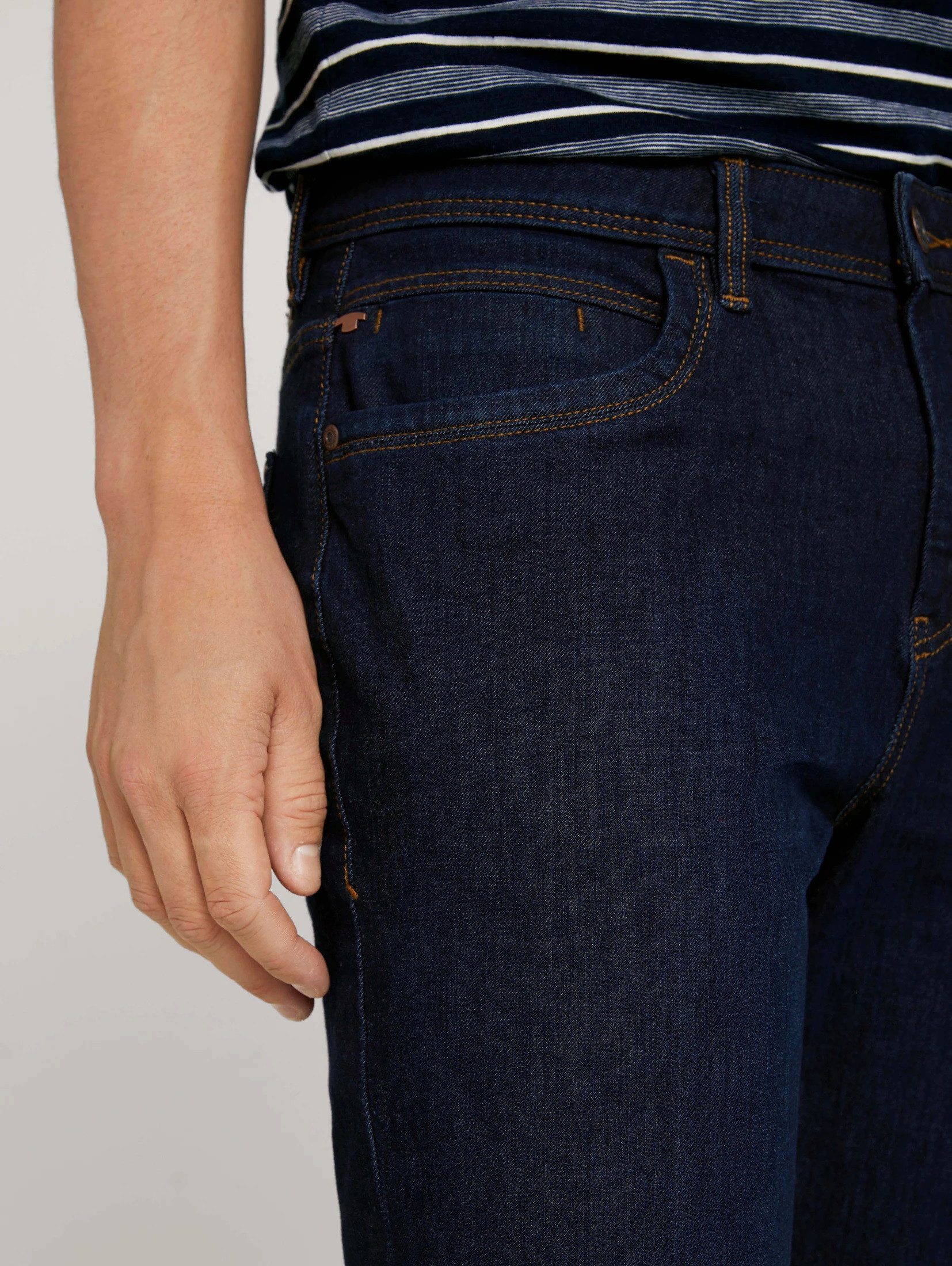 TOM TAILOR Slim-fit-Jeans Regular Slim Fit Jeans Basic Stretch Raw JOSH JOSH REGULAR SLIM FIT