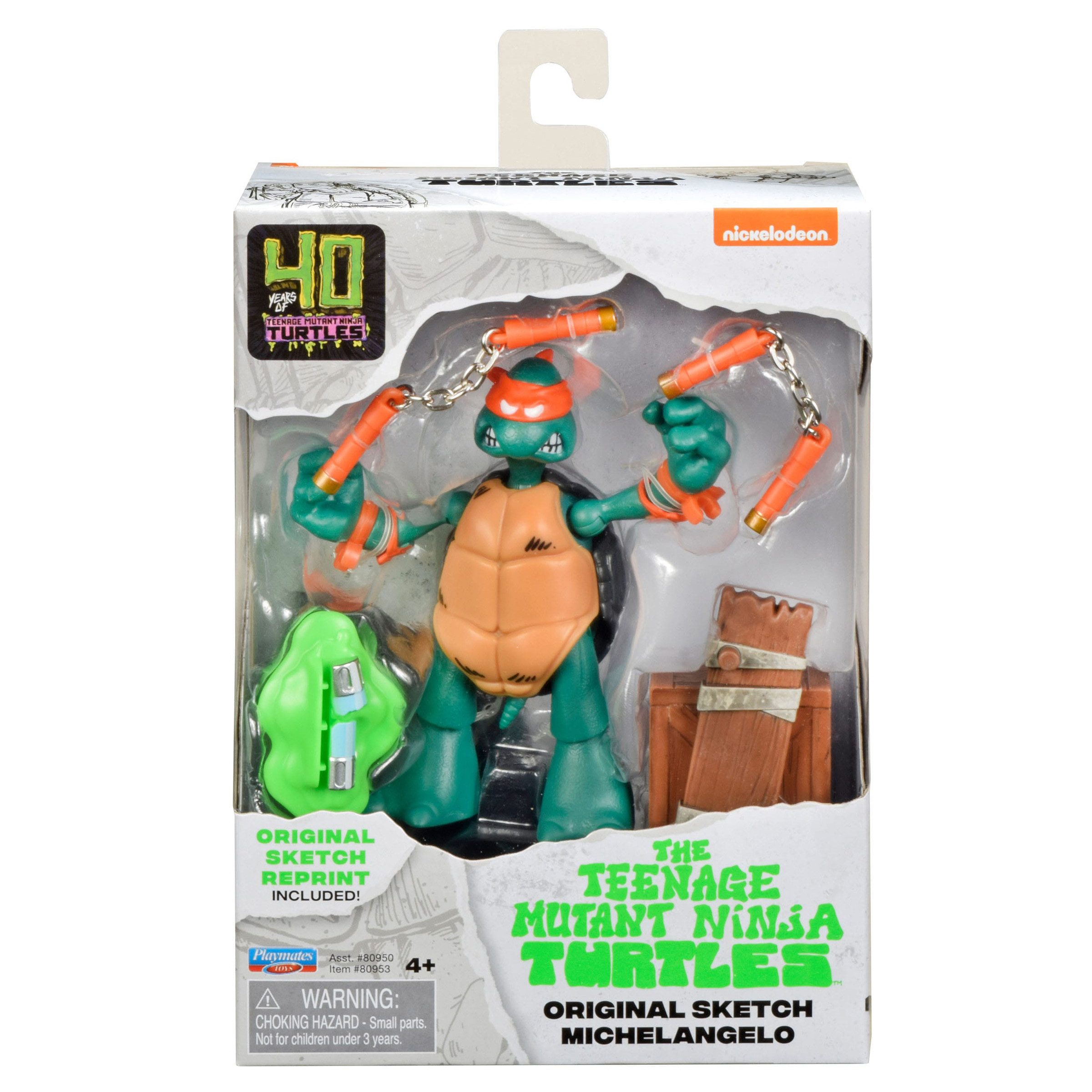 Playmates Toys Actionfigur Teenage Mutant Ninja Turtles 40th Anniversary 10 cm