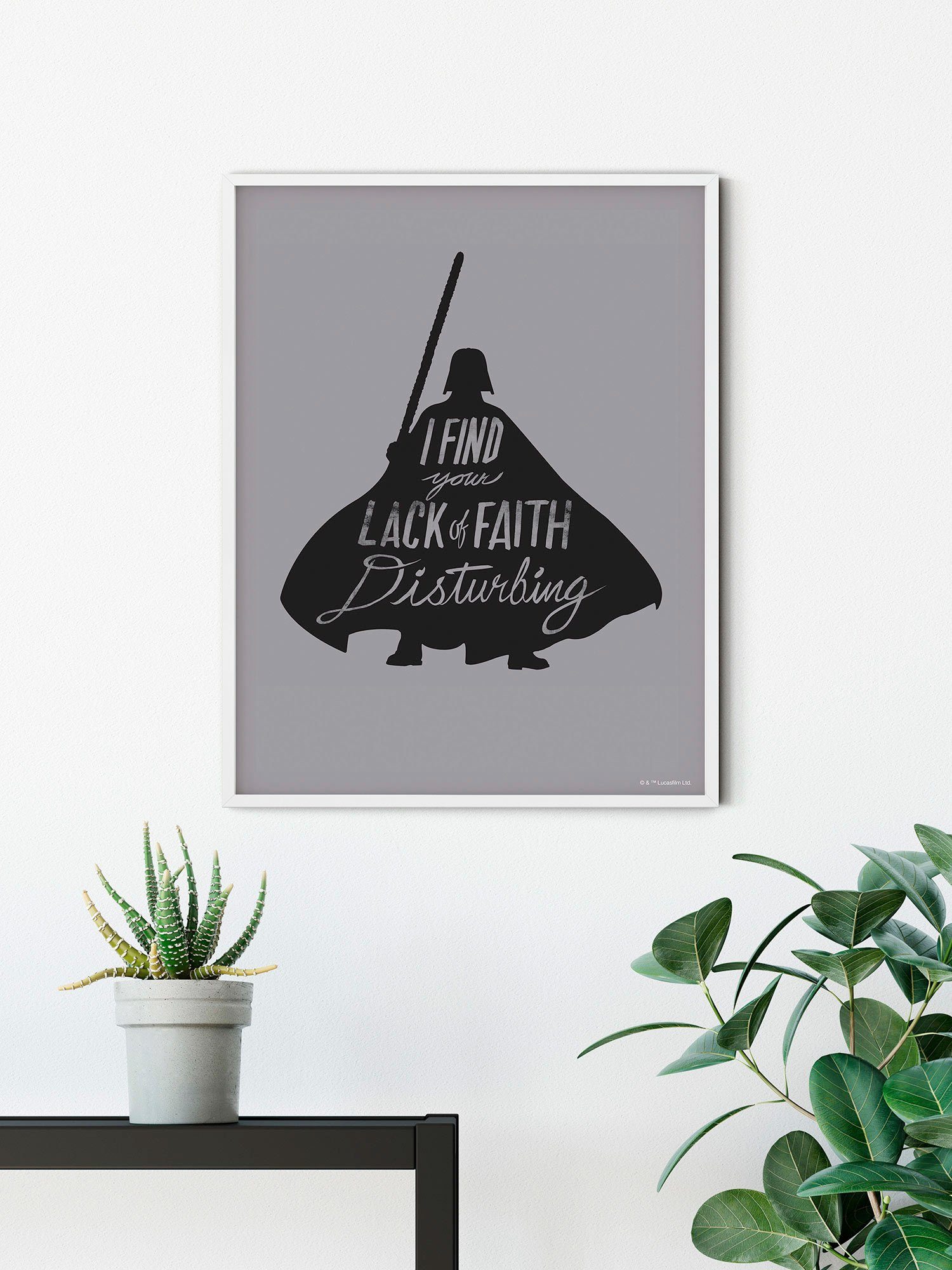 Komar Wandbild »Star Wars Silhouette Quotes Vader«-HomeTrends