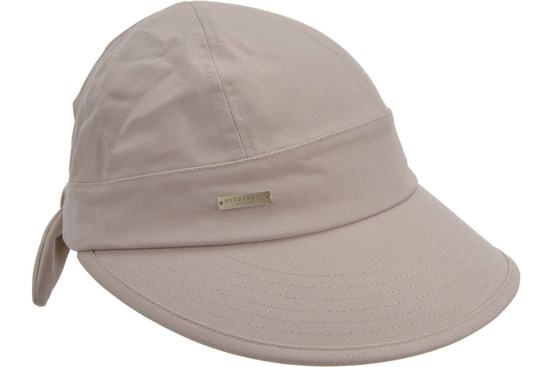 Seeberger Sonnenhut Baumwollstoff Schirmmütze mit Schleife 468796-0