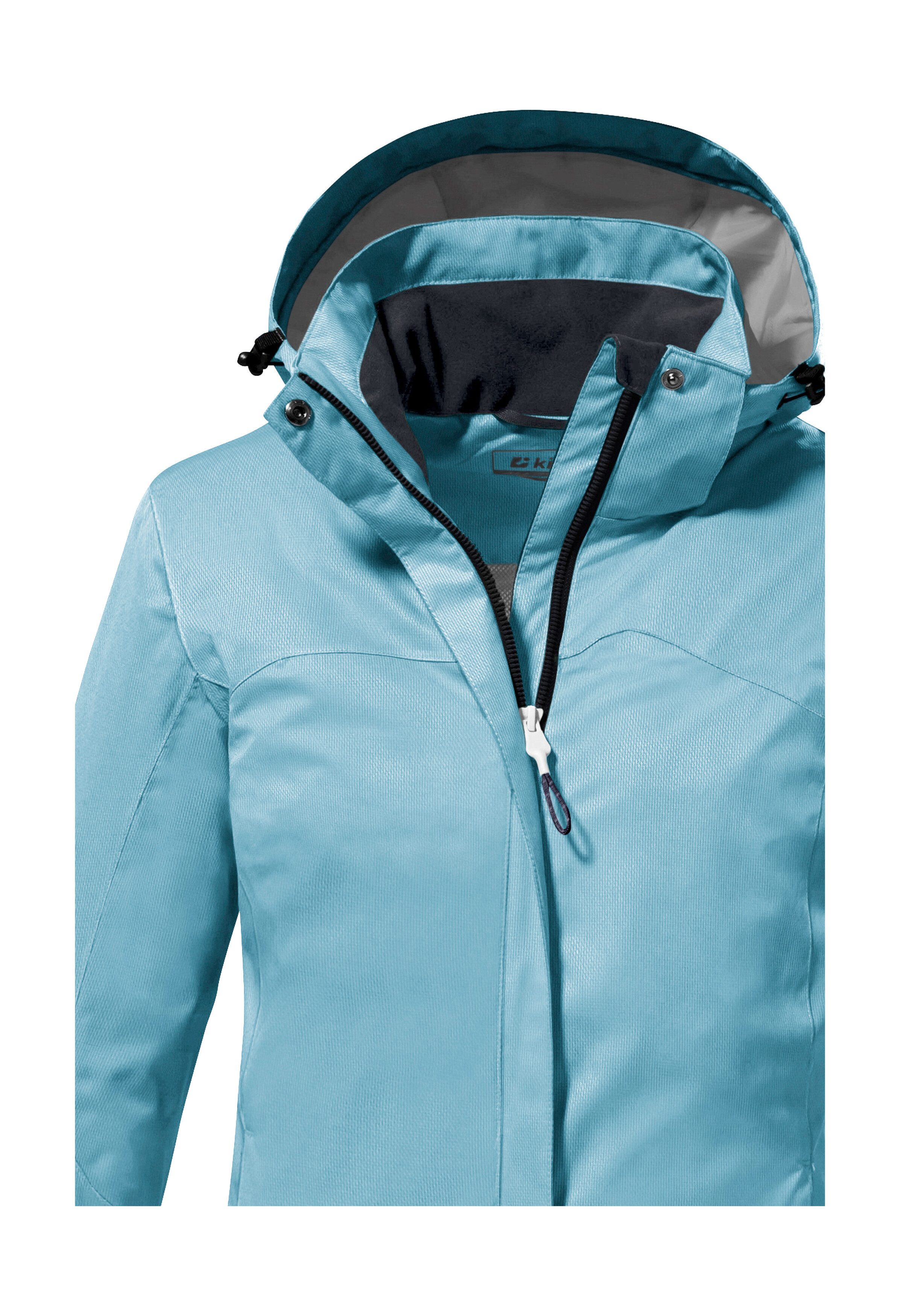 Killtec Funktionsjacke KOS 133 WMN JCKT Wasser- und winddichte Damenjacke mit abnehmbarer Kapuze