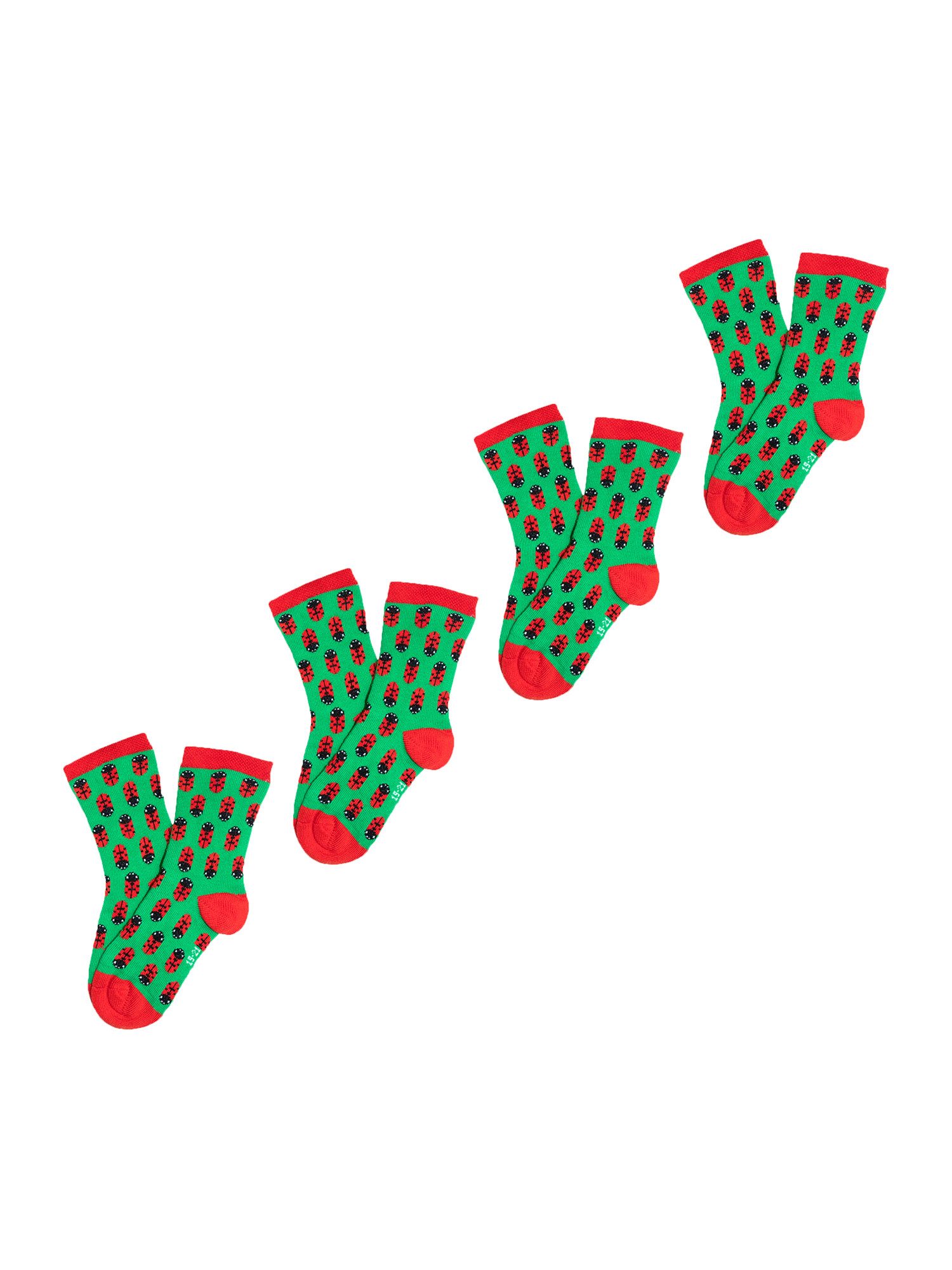 UnaBux Freizeitsocken Prints (4-Paar) Motive Bunt günstig online kaufen