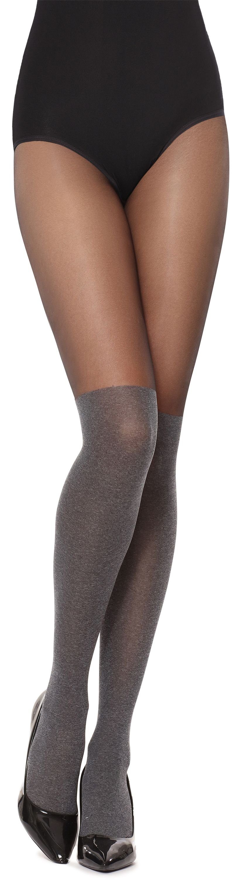 Merry Style Strumpfhose Damen Strumpfhose MS 387 30 DEN (1 St) elastischer Bund