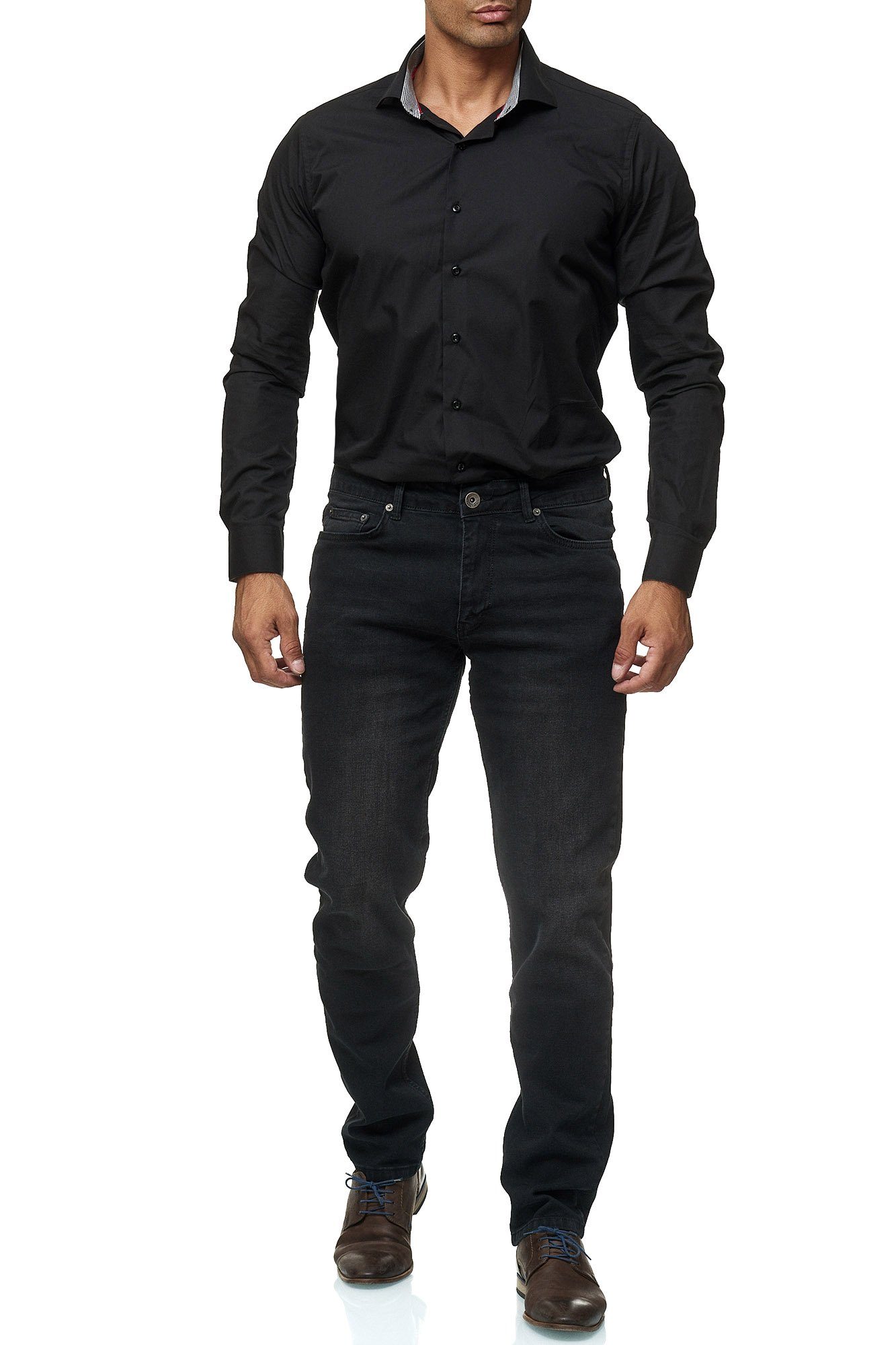 JEEL Regular-fit-Jeans 305 Straight Cut Herren Jeans 5-Pocket Design