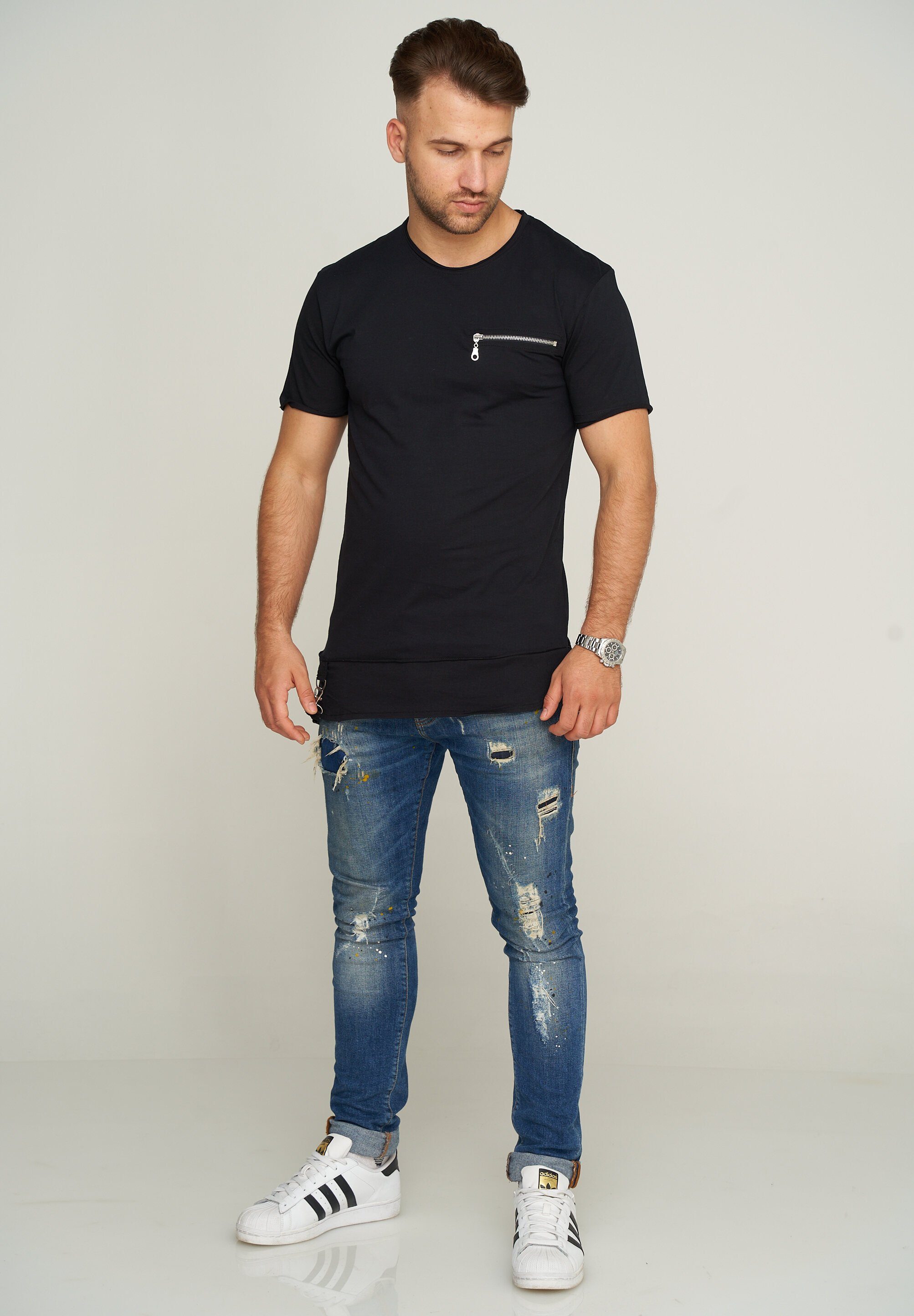 Premium Oversize-Stil Schwarz 2Y im T-Shirt 2YGALENA