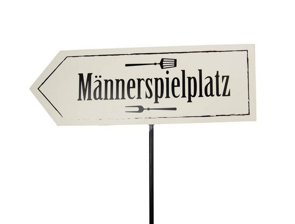 RIFFELMACHER & WEINBERGER Dekofigur Riffelmacher Dekostecker  Männerspielplatz 40 x