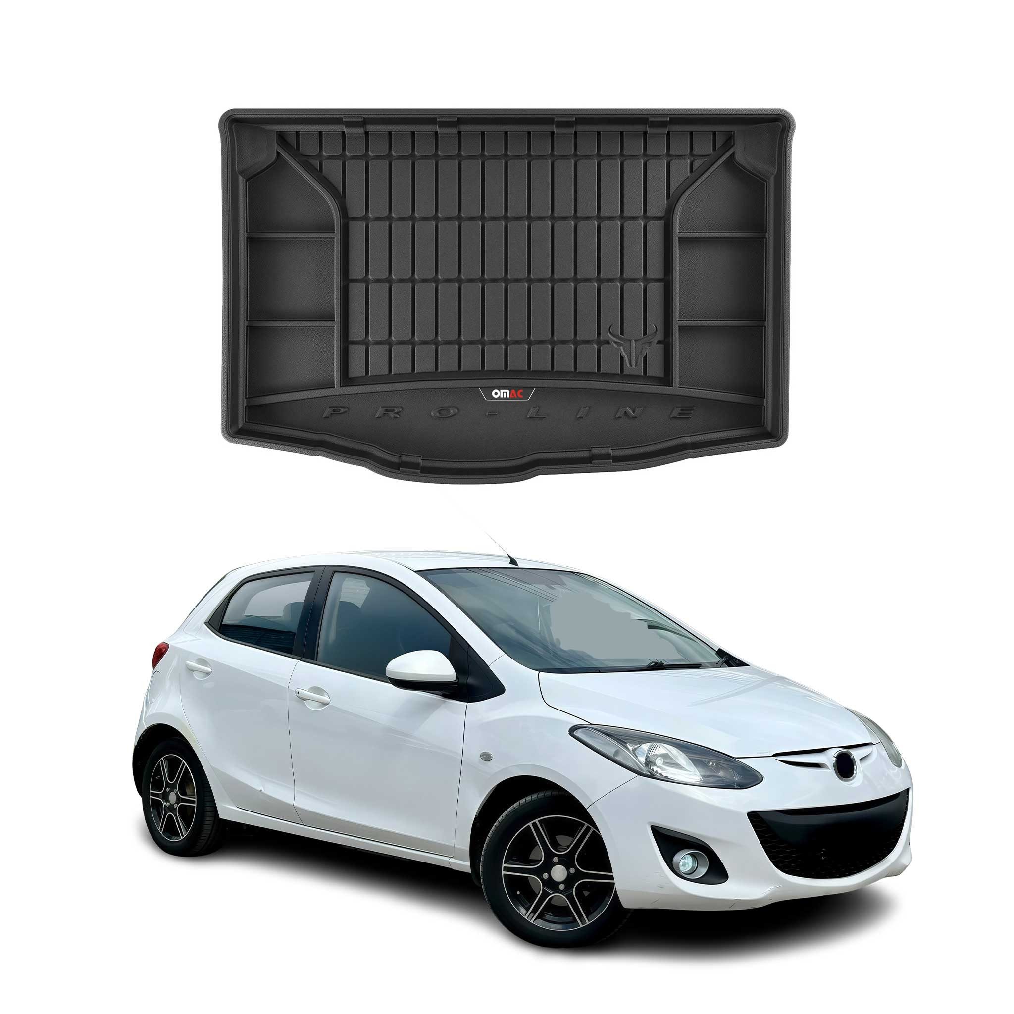 Kofferraummatte OMAC Kofferraumwanne für Mazda 2 2014-2025 TPE Schwarz