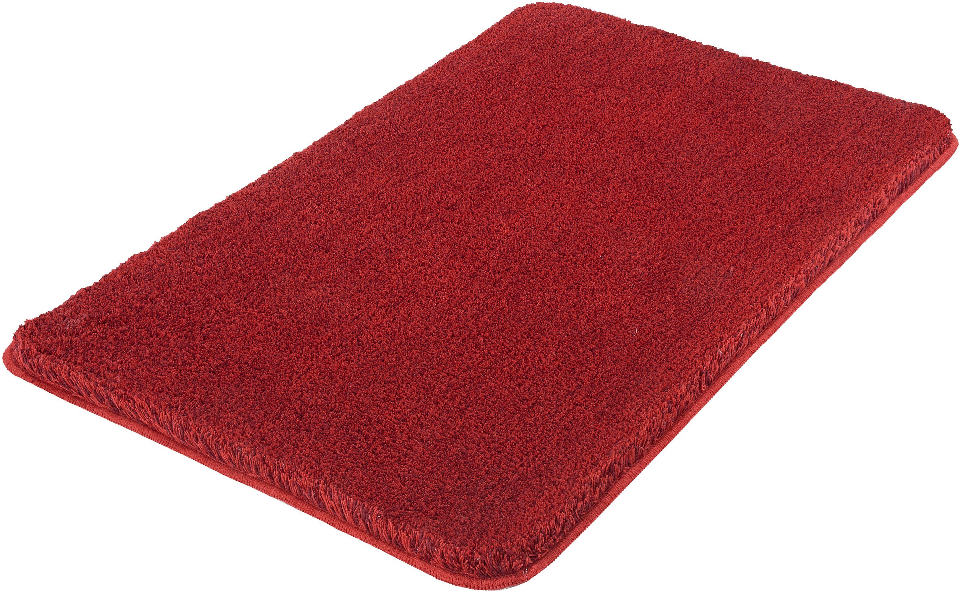 Kleine Wolke Badematte RELAX, Badvorleger, Badezimmer Teppich, Höhe 30 mm, rutschhemmend beschichtet, fußbodenheizungsgeeignet, Polyacryl, rechteckig, Badteppich, meliert, rechteckig, rund & als Set erhältlich