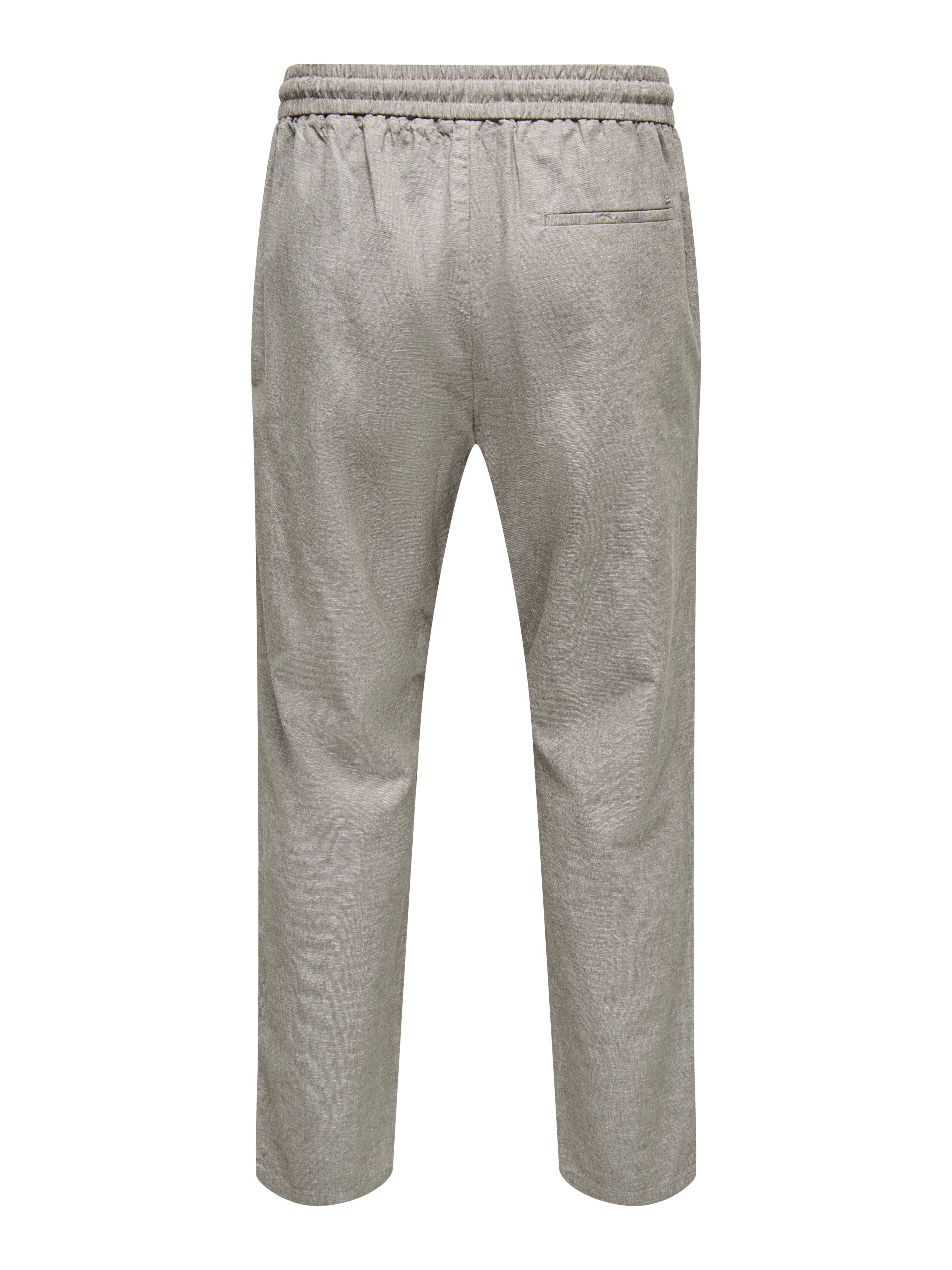 ONLY & SONS Stoffhose ONSLINUS CROP 0007 COT LIN PNT NOOS mit Leinen günstig online kaufen