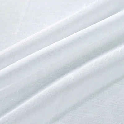 Stofferia Stoff Gardinenstoff Voile Halbtransparent Weiß - Höhe 300 cm, Meterware
