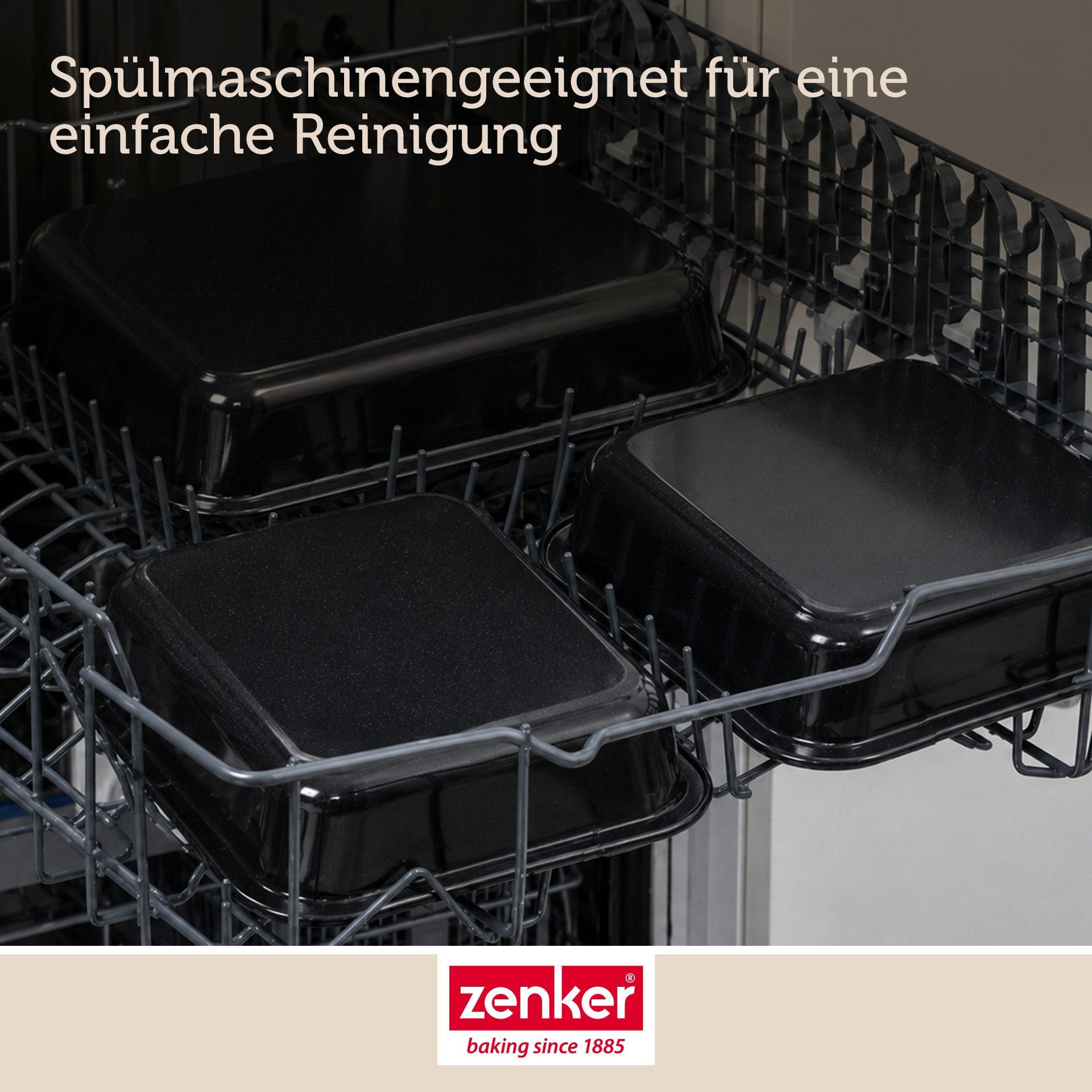 Zenker Bräter XXL-Bräter/Auflaufform aus Emaille