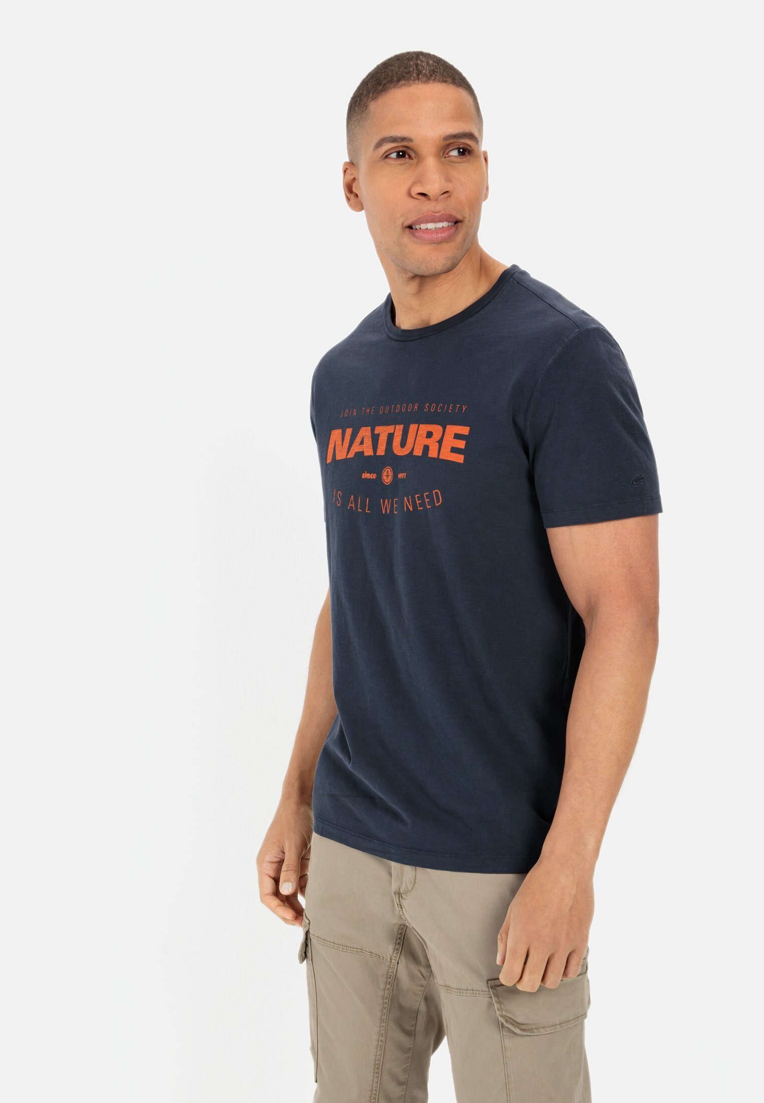 camel active T-Shirt aus nachhaltigem Organic günstig online kaufen