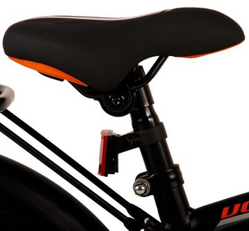 Volare Kinderfahrrad Kinderfahrrad Thombike für Jungen 18 Zoll Kinderrad in Schwarz Orange