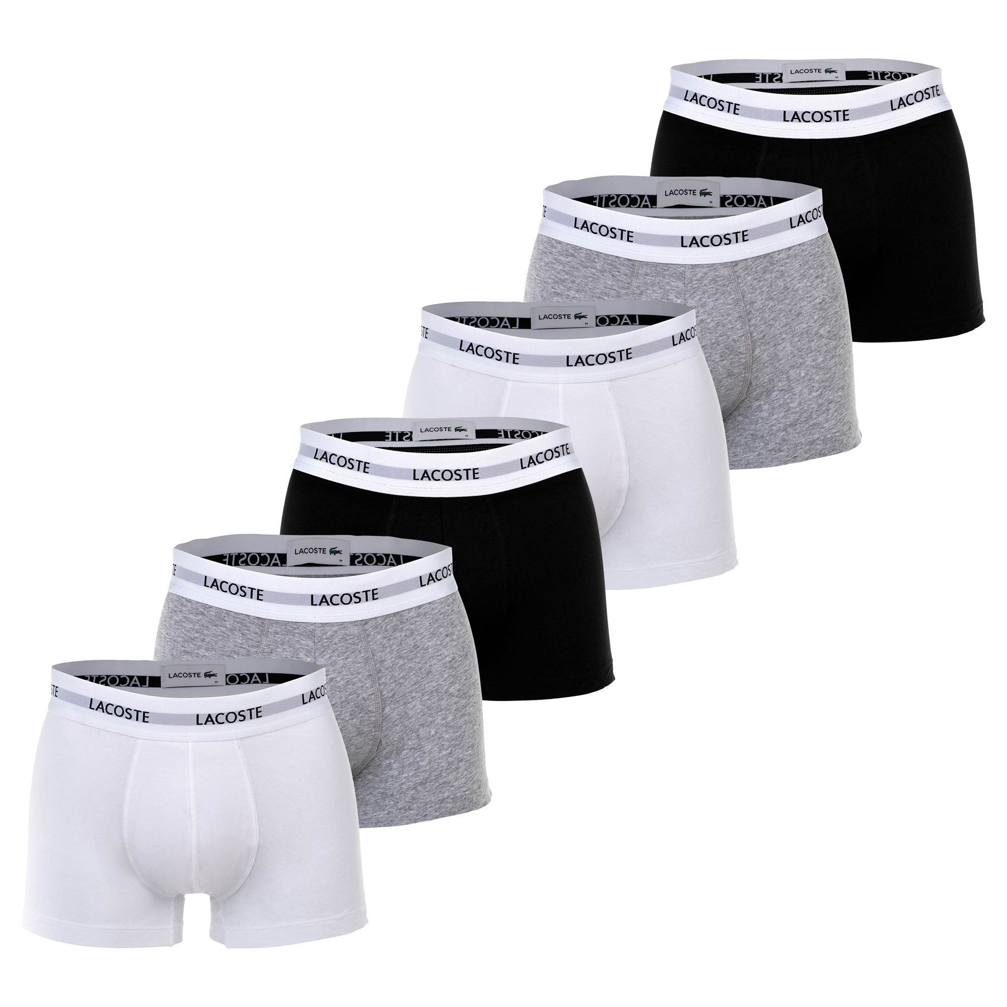 Lacoste Boxer Herren Boxershort 6er Pack Baumwolle (Packung, 6er Pack) günstig online kaufen