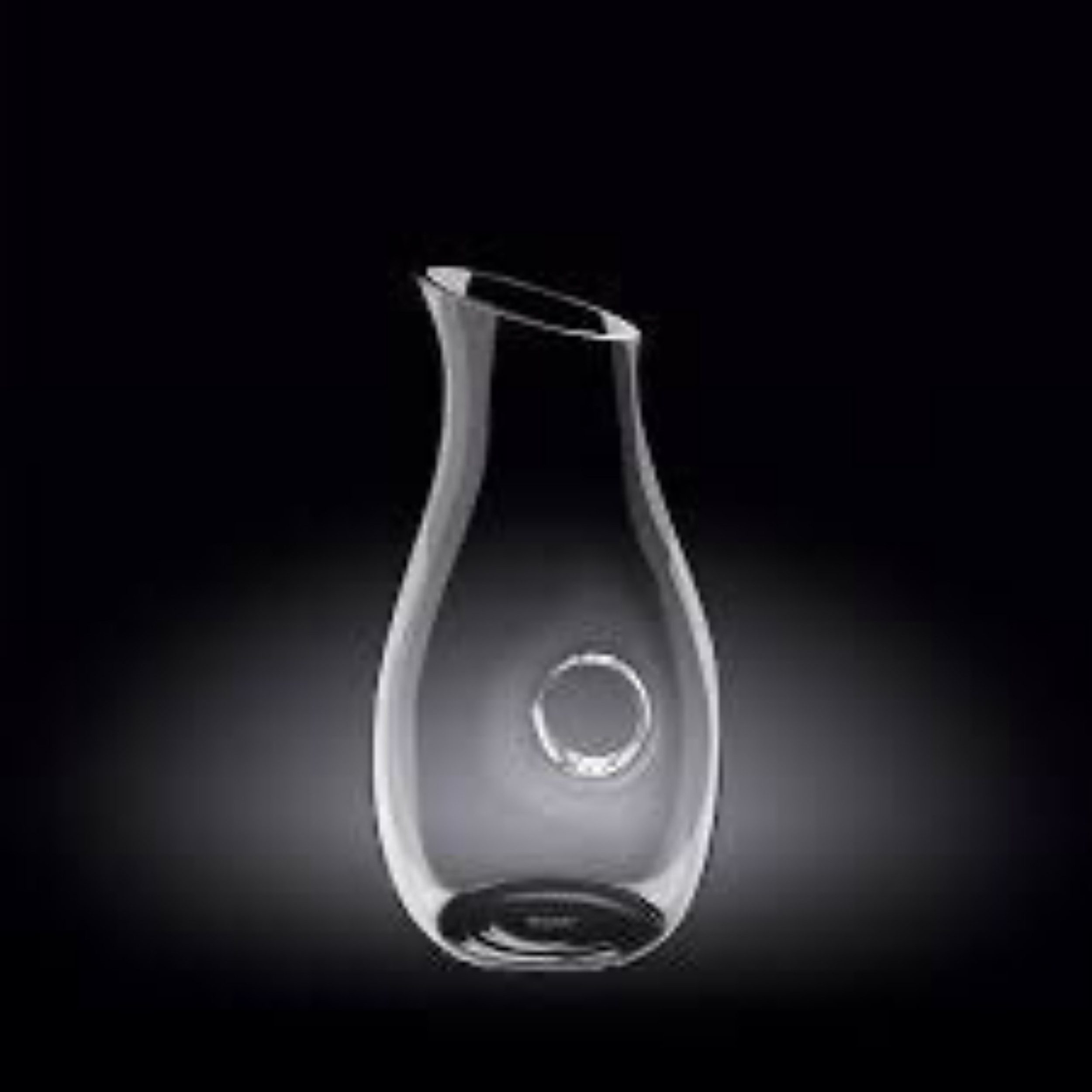 Wilmax England_Homtex Wasserkanne, Mundgeblasener Kristallkrug – 1400 ml, bleifrei, für Säfte und Wasser