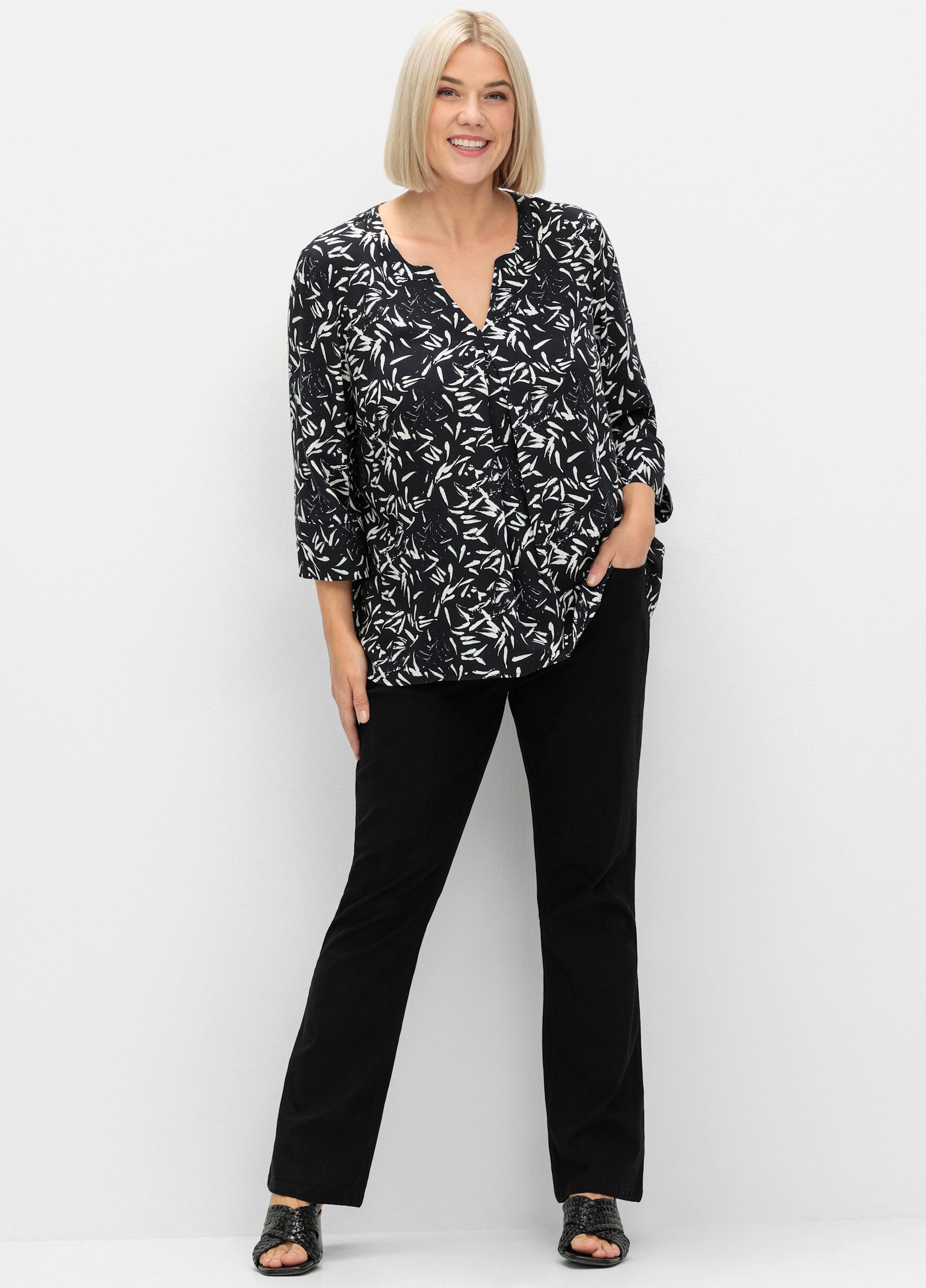 Sheego Klassische Bluse Tunika günstig online kaufen