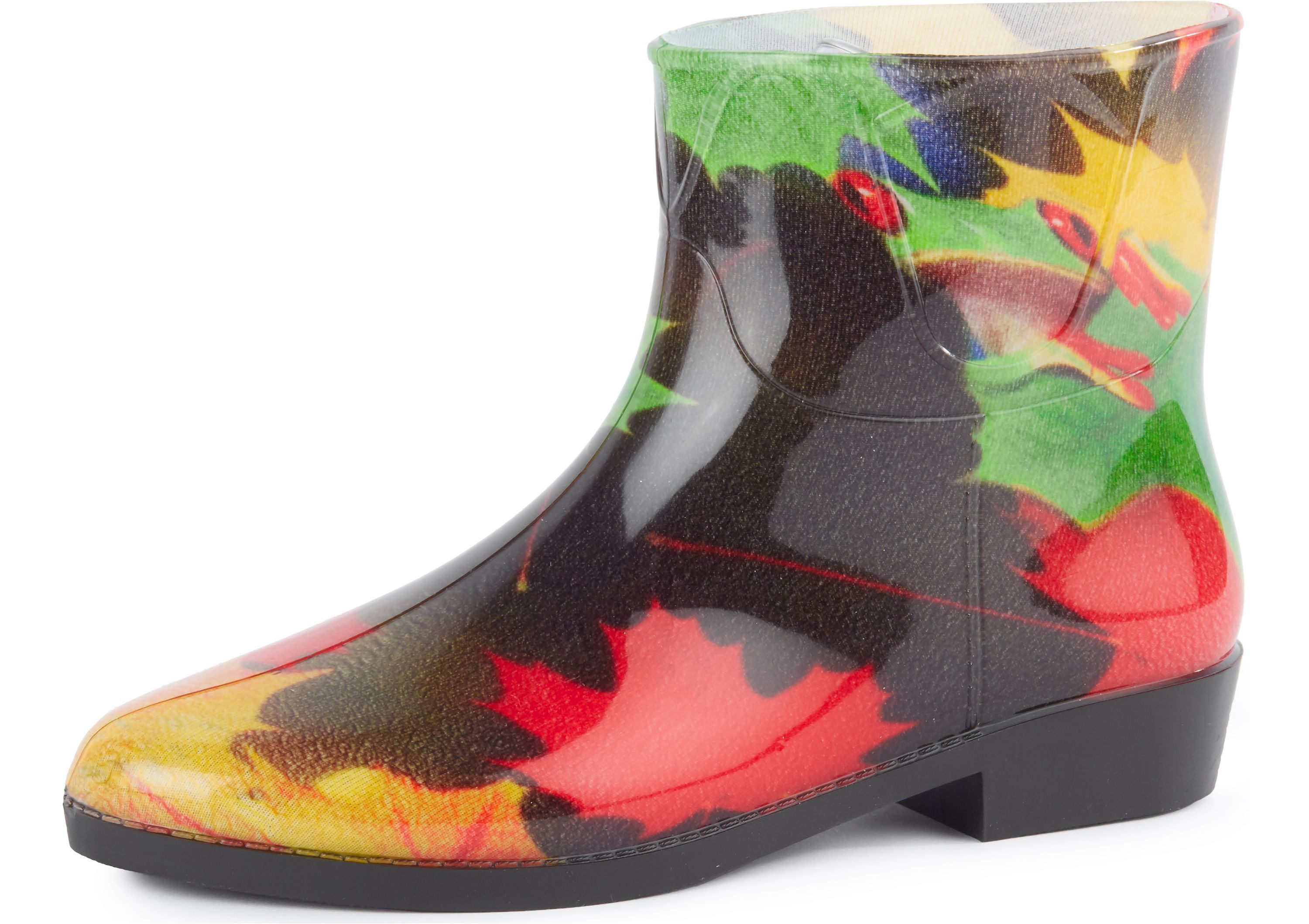 Ladeheid Regenstiefelette Damen LAZT201802 Gummistiefel für Frauen kurz und komfortabel