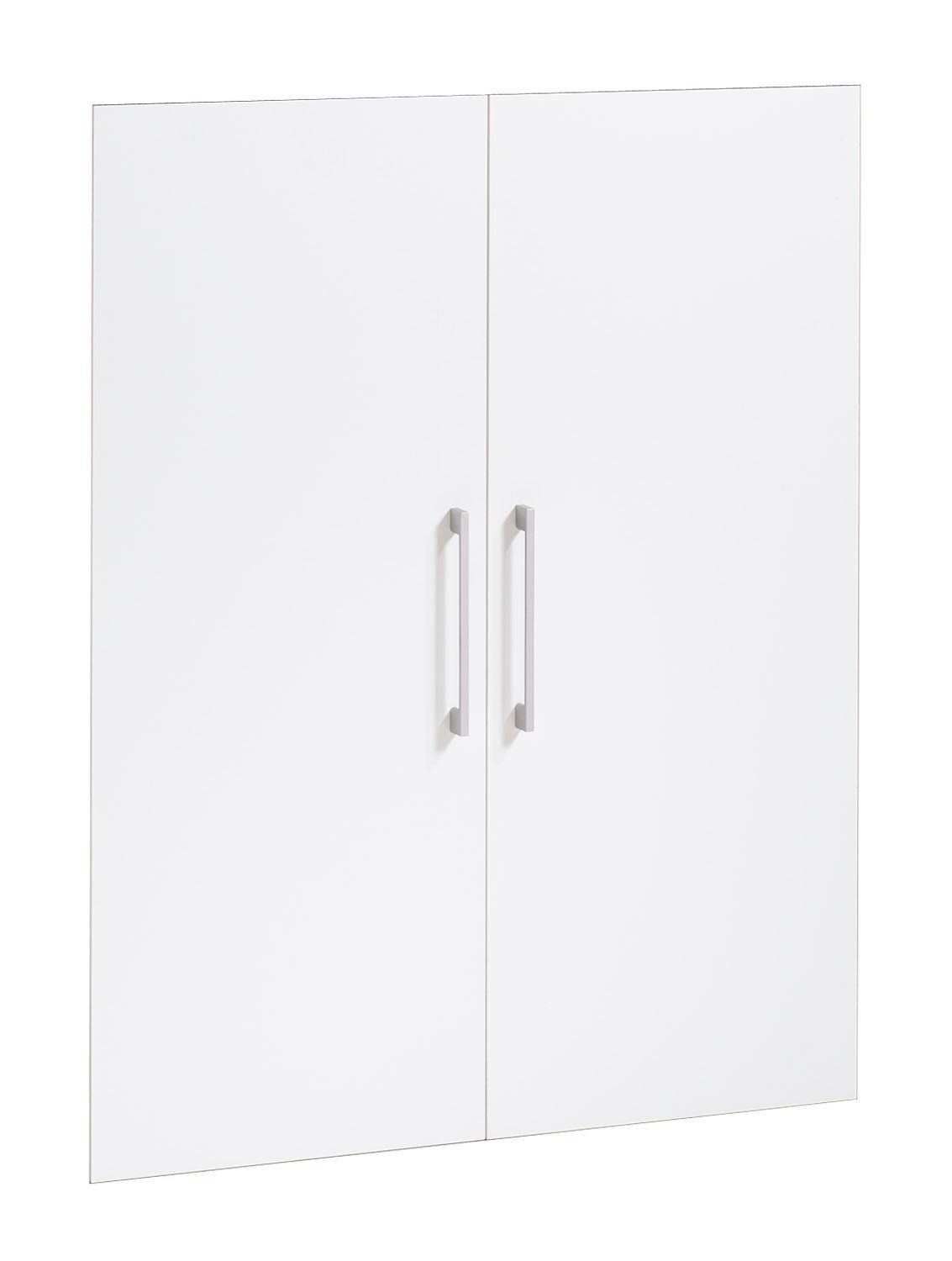 Tvilum Regalelement Türen 2er Set für Regale PRIMA, Weiß matt, B 84 x H 105 cm