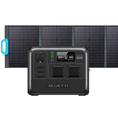 BLUETTI Stromerzeuger Solar Generator Kit AC60 600W mit PV120 120W