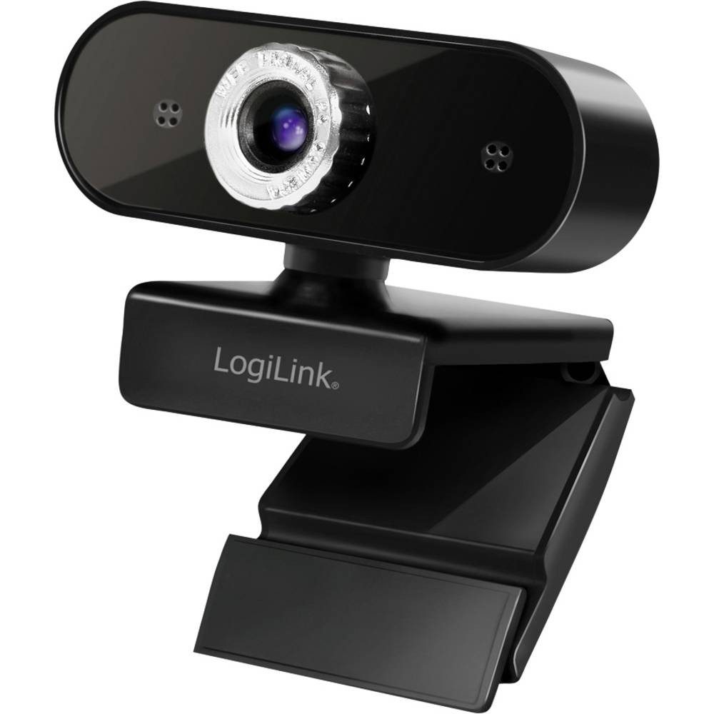 LogiLink UA0368 HD-Webcam Klemm-Halterung, Mikrofon Webcam