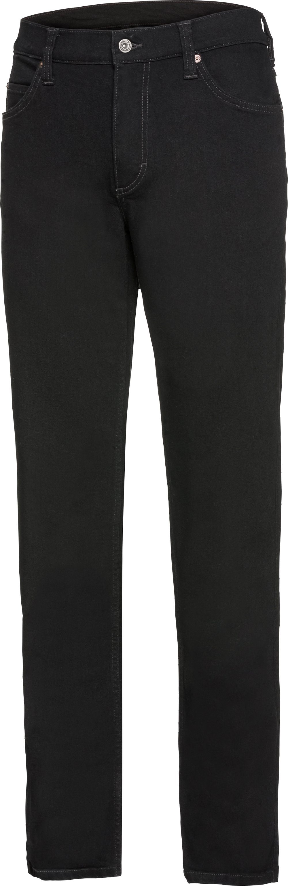 MUSTANG Stretch-Jeans schwarz Stretch und Bund 5-Pocket-Style, mit im geradem Beinverlauf