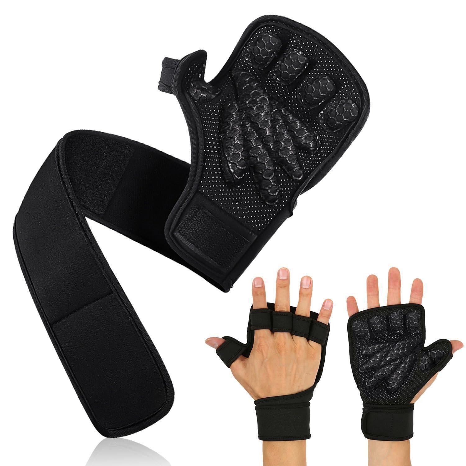 LuxusKollektion Trainingshandschuhe Fitness Handschuhe mit Handgelenkstütze (1-St)