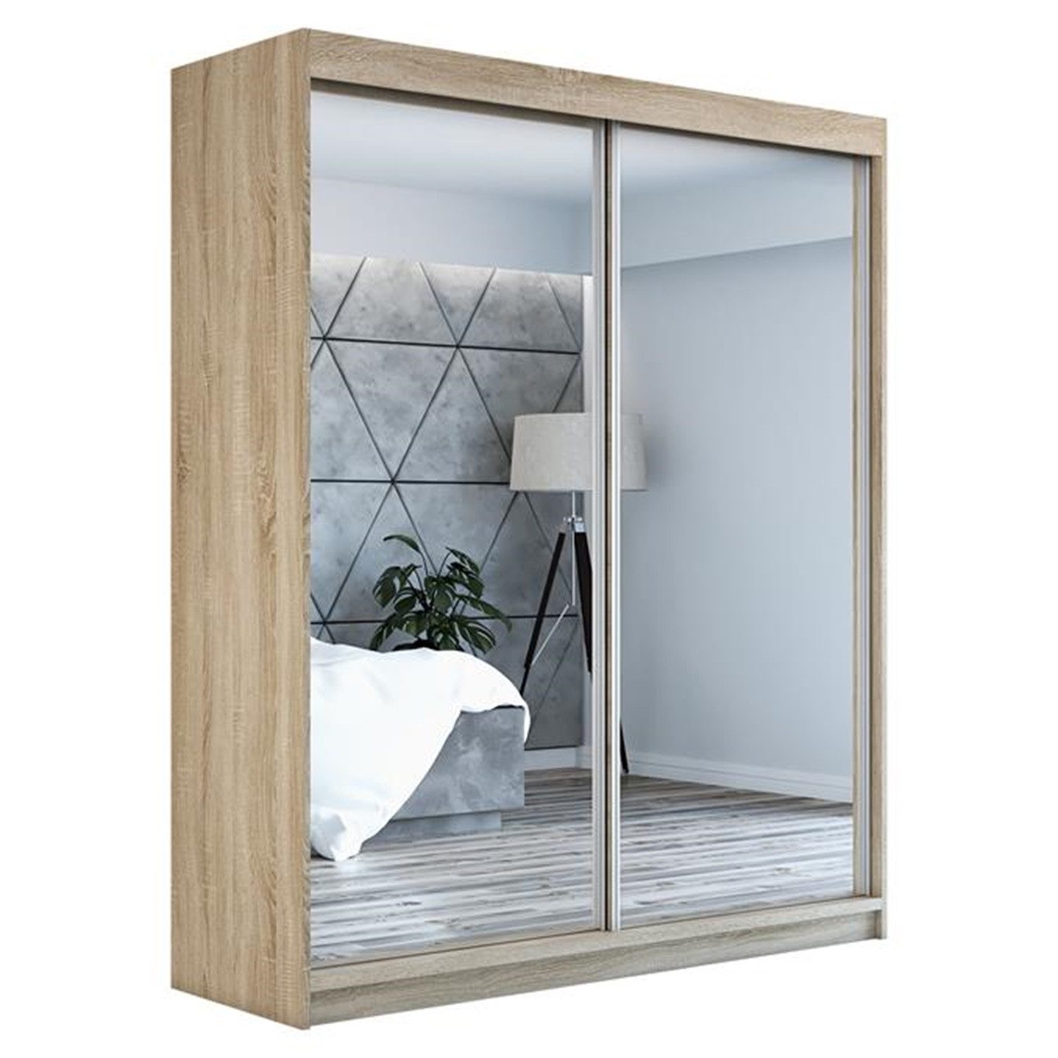 A&J MöbelLand GmbH Schwebetürenschrank HARMONIO, 2-türig günstig online kaufen
