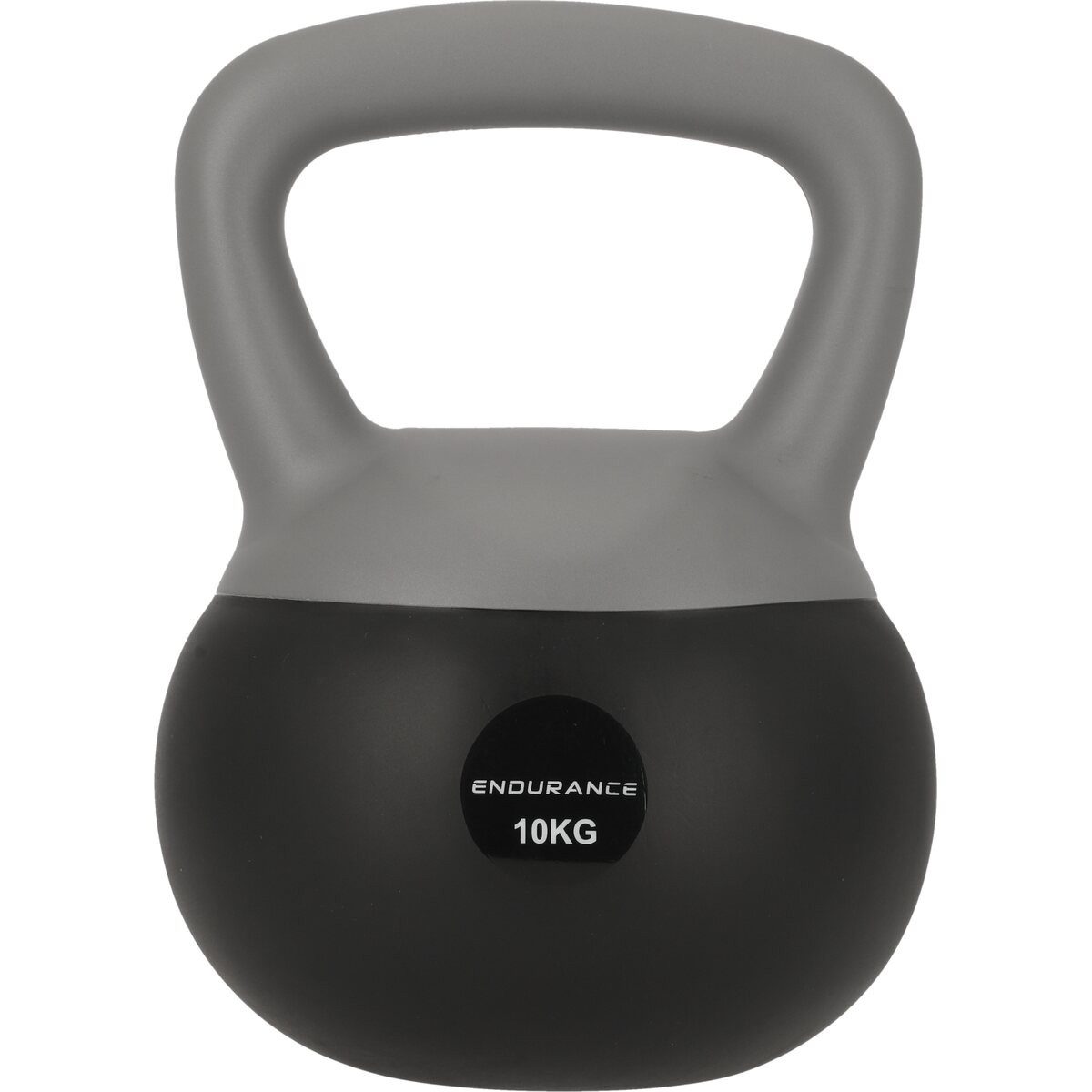 Kettlebell Kugelhantel Silicone schwarz/charcoal 10kg - 1 Stück