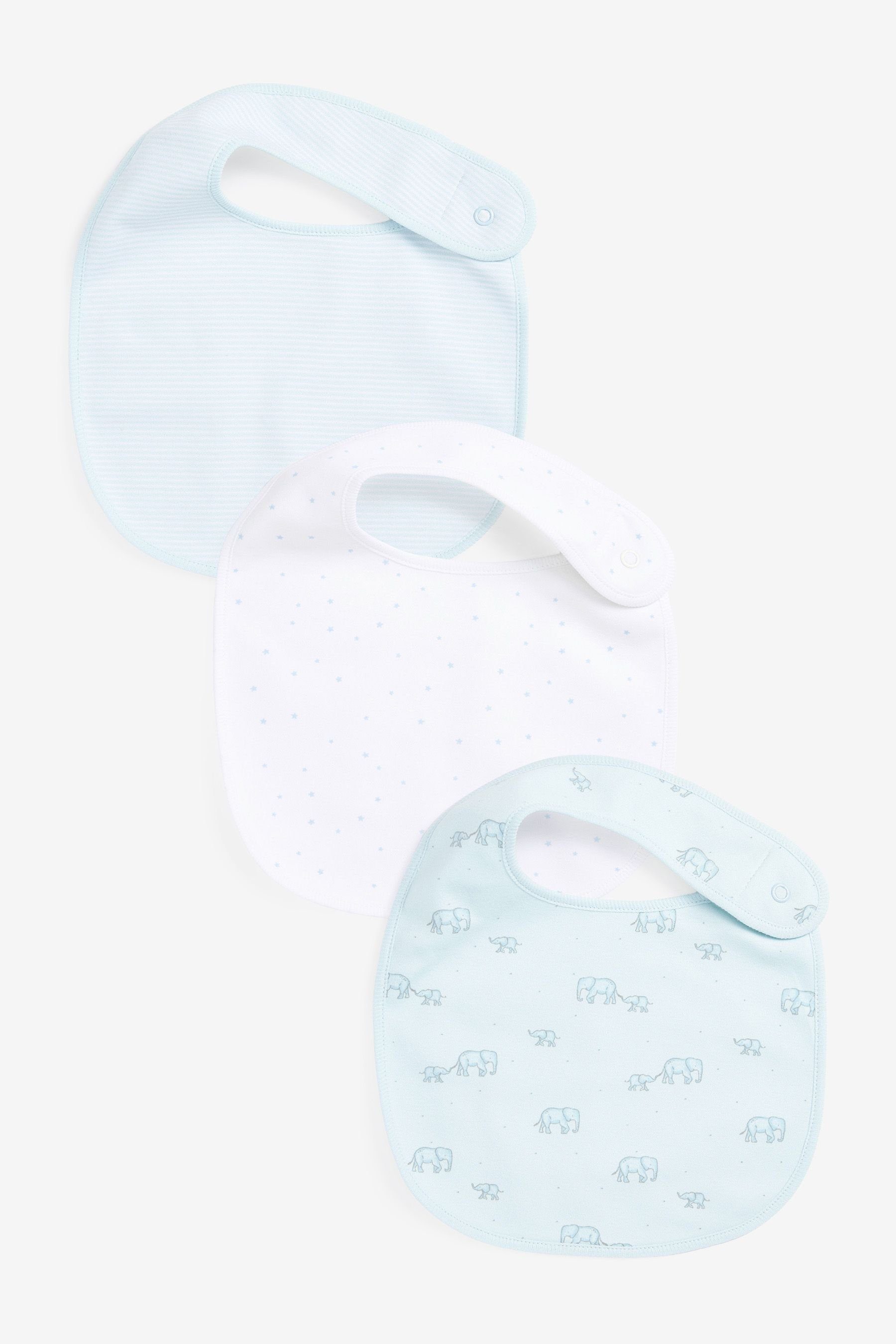 Next Lätzchen Baby-Lätzchen im 3er-Pack, (3-St), Aktuelles Design aus  England *