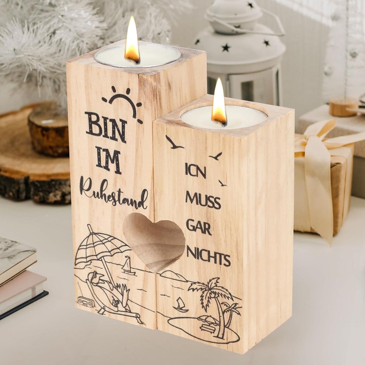 LuxusKollektion Kerzenständer Ruhestand Geschenk Renteneintritt Kerzenständ günstig online kaufen