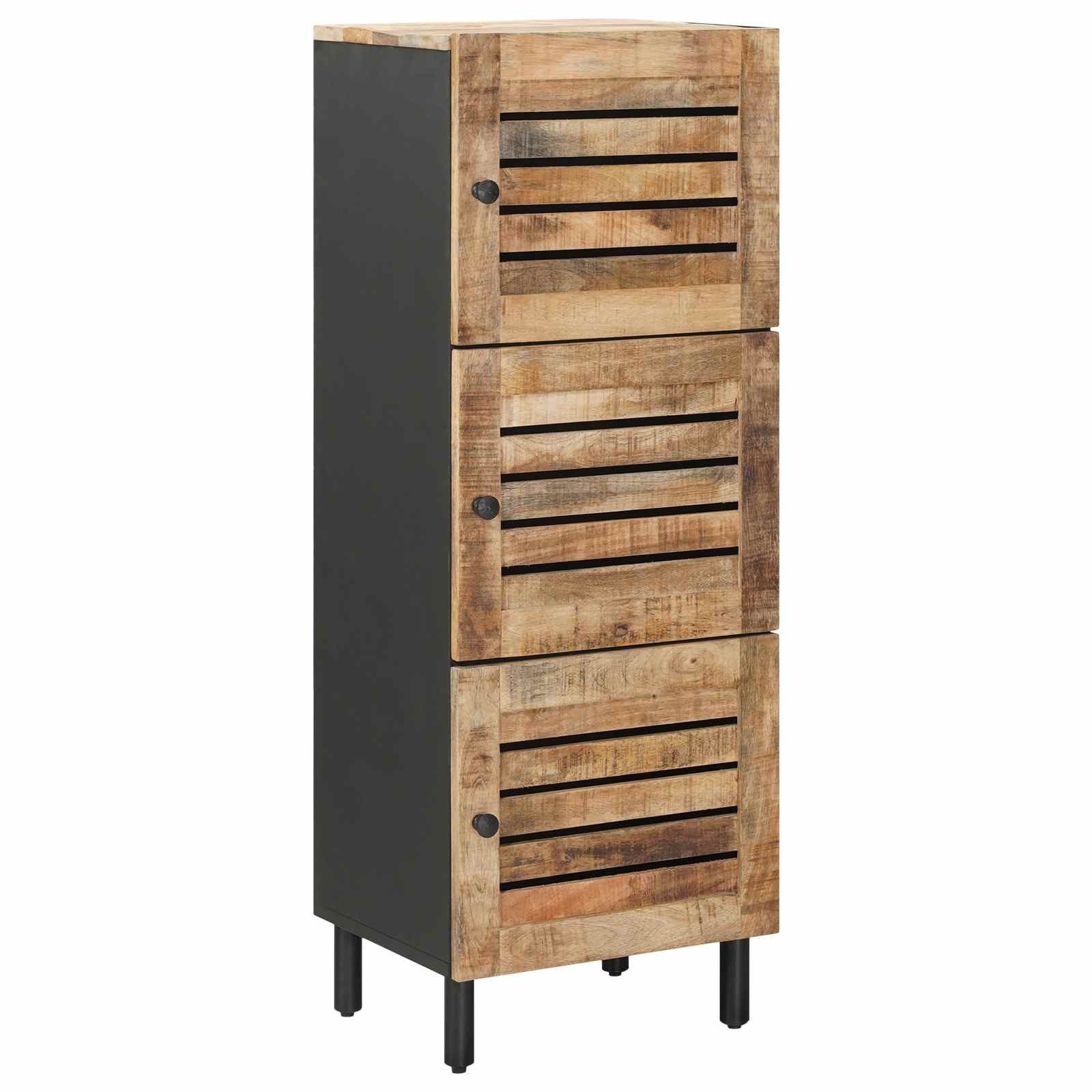 vidaXL Schranksystem Stauraumschränke Natur 40 x 33 x 110 cm Massivholz (1-St)